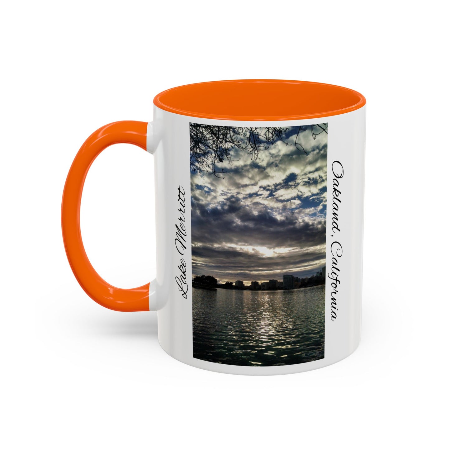 11oz/15oz Two Tone Lake Merritt, Oakland California San Francisco Bay Area Keepsake Coffee Mug
