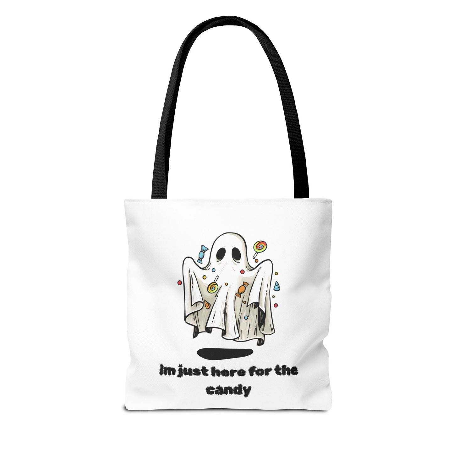 Cute Ghost Halloween Lover Spooky Season Trick or Treating Candy Bag Fall Themed Reusable Lunch Bag