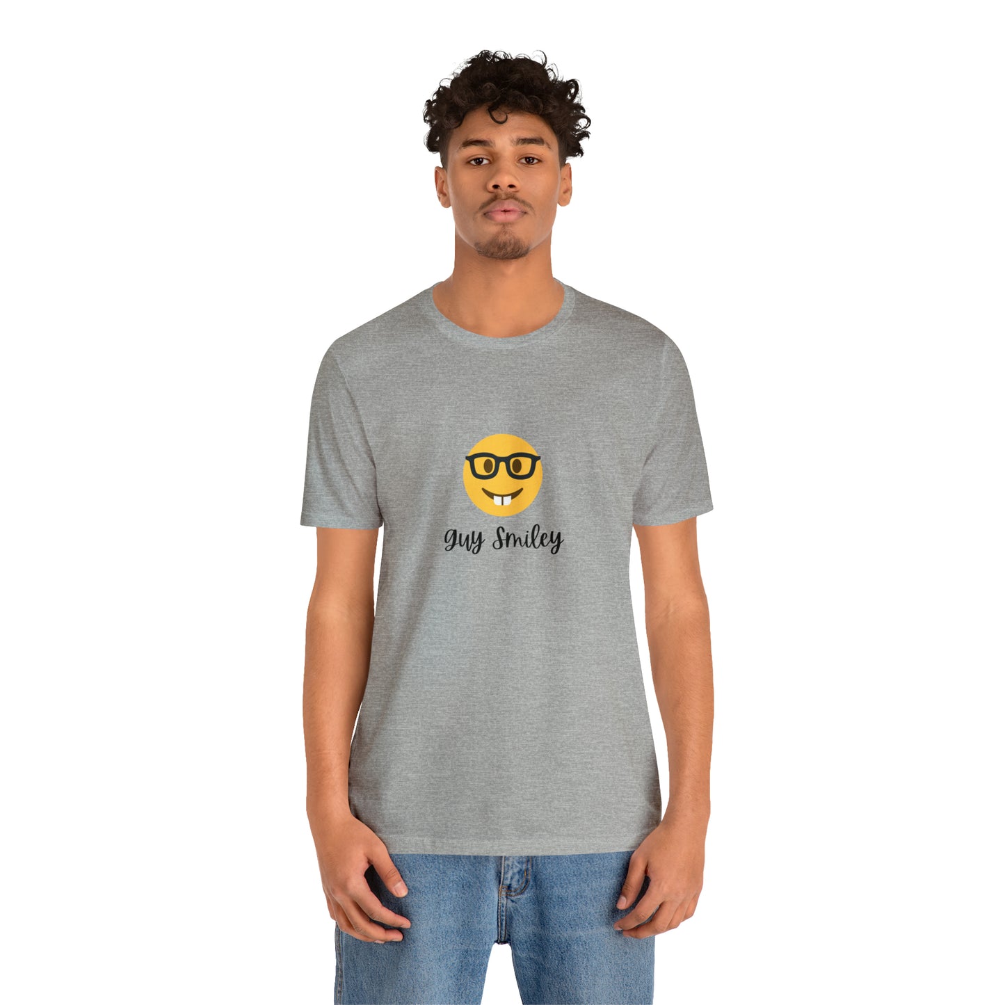 Unisex Jersey Short Sleeve Guy Smiley T-Shirt