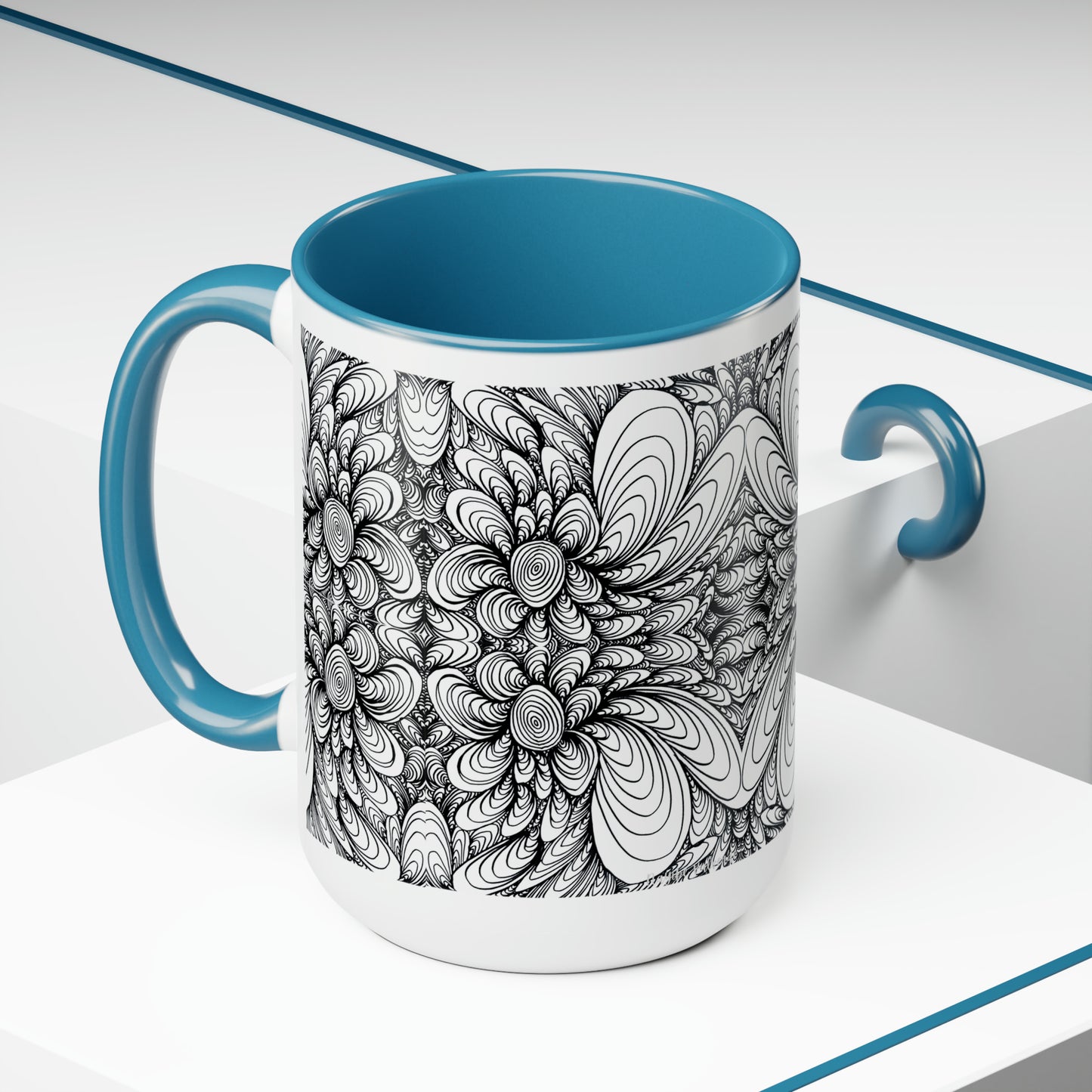 15oz Original Art  Mug - Blooms