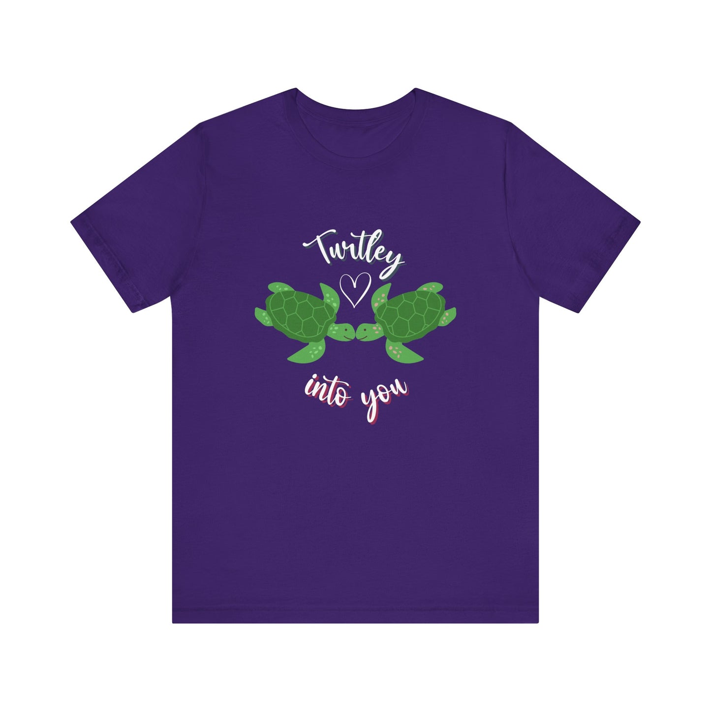Unisex Cute Turtle Lover Turtley Into You T-Shirt