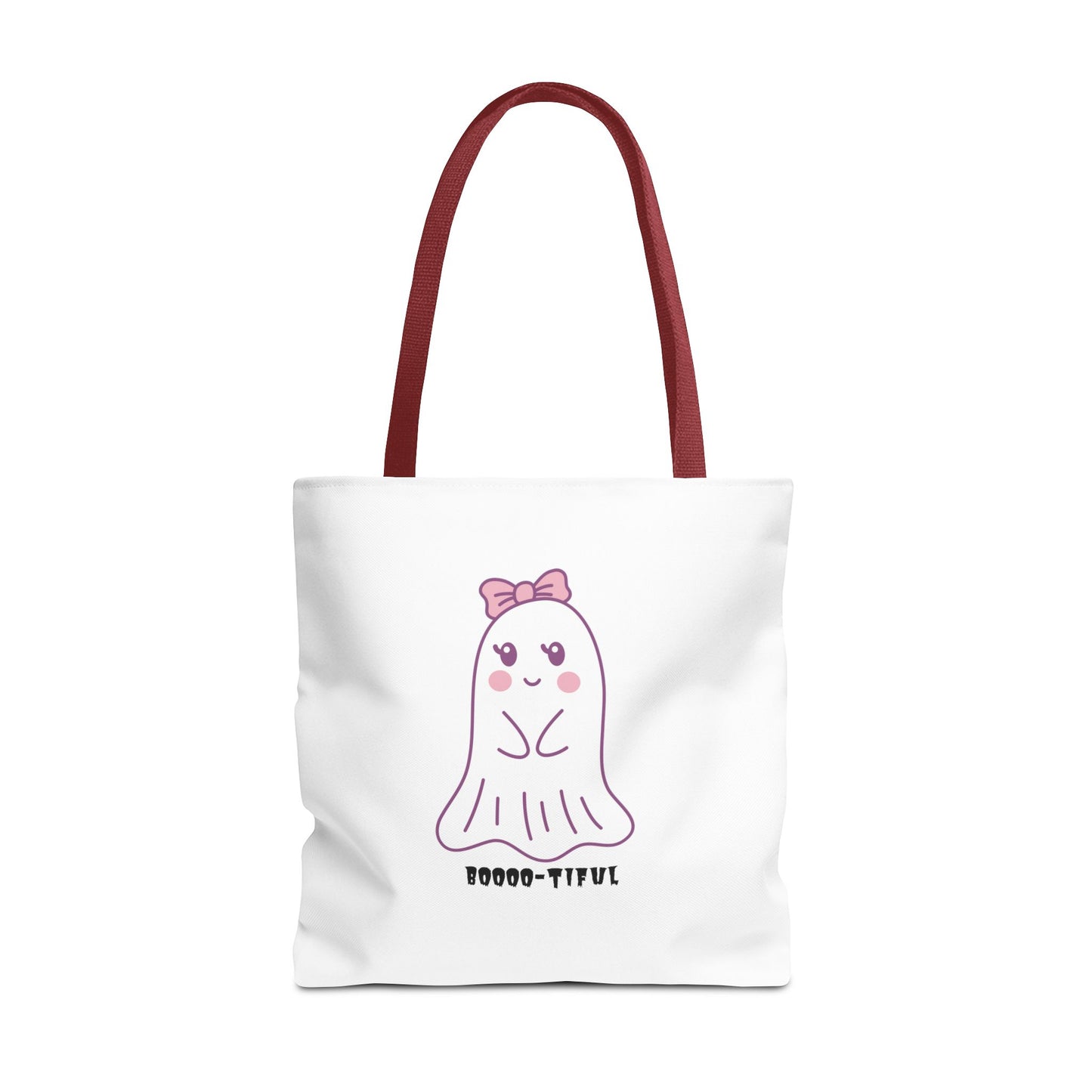 Cute Ghost Halloween Lover Spooky Season Tote Trick or Treating Candy Bag Fall Themed Reusable Lunch Tote