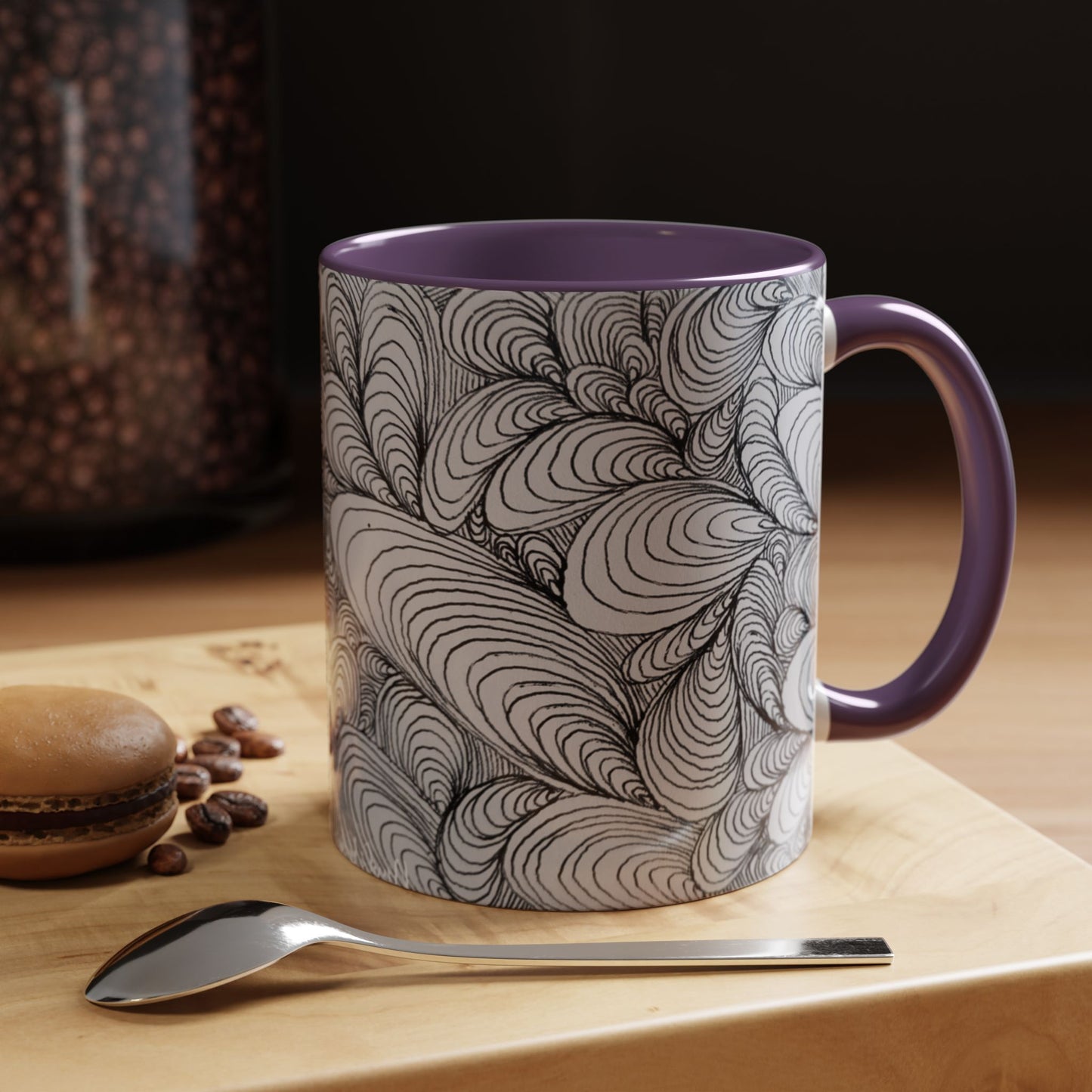 11oz/15oz Original Rough Line Art Coffee Mug