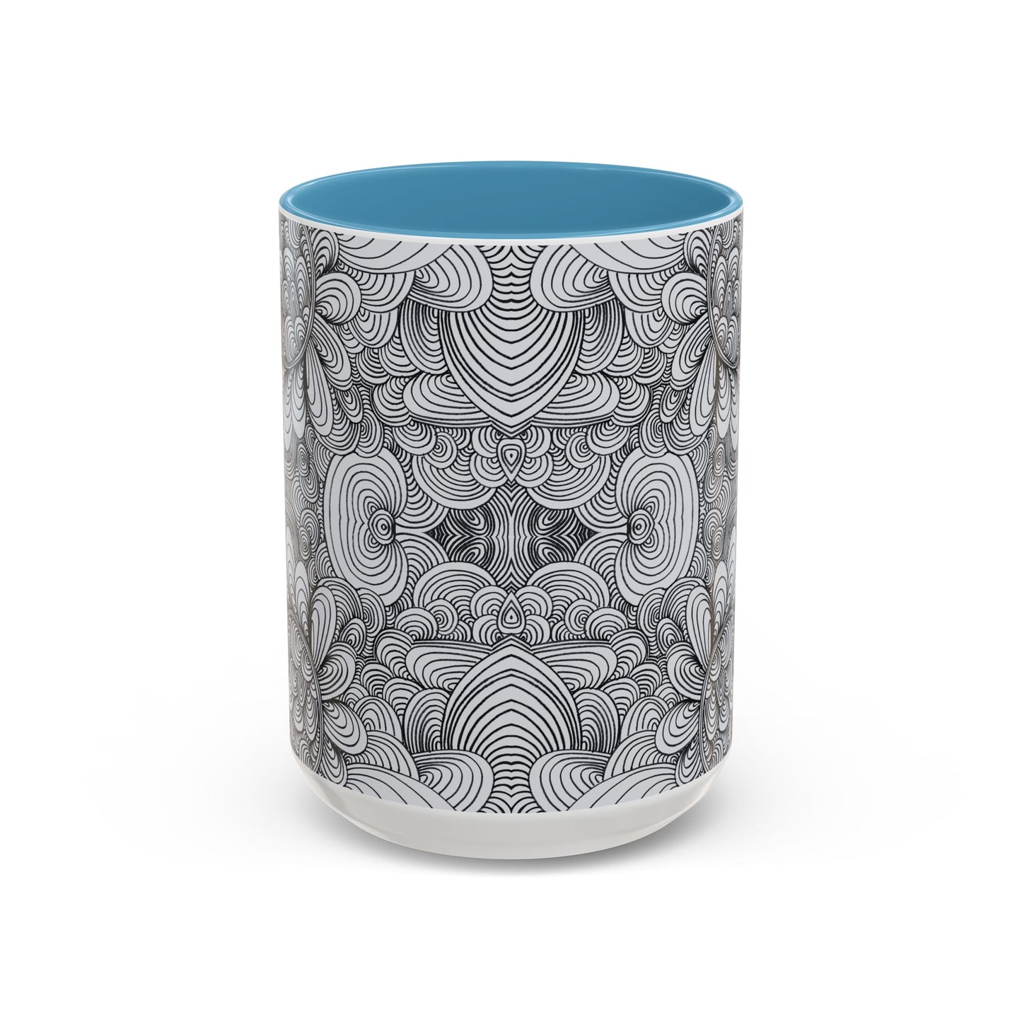 11oz/15oz Original Line Art Coffee Mug - Apricots Noir Mirage