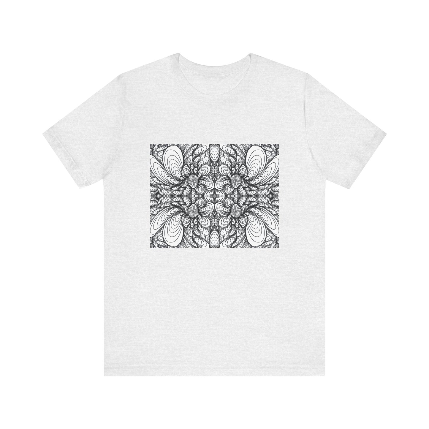 Unisex Original Line Art T-Shirt -Blooms