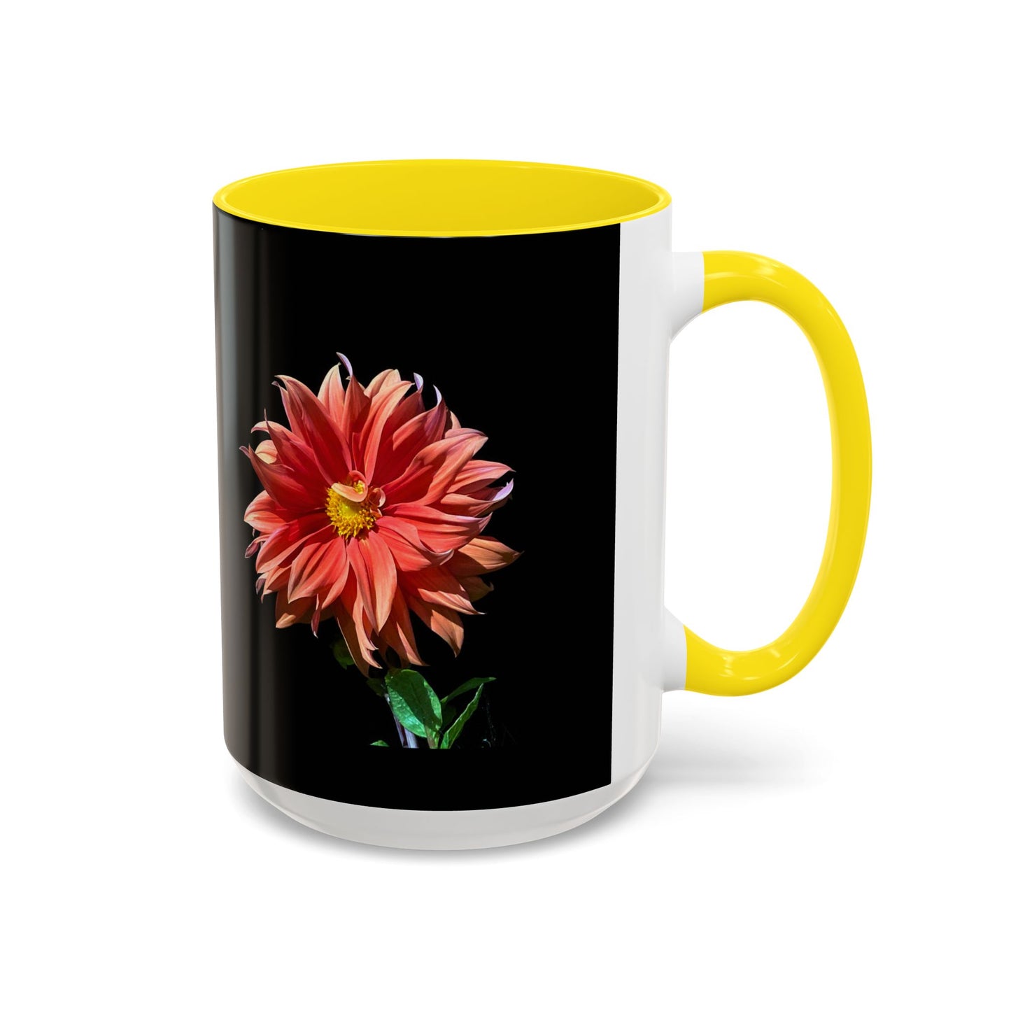 11oz/15oz Dahlia Flower Coffee Mug