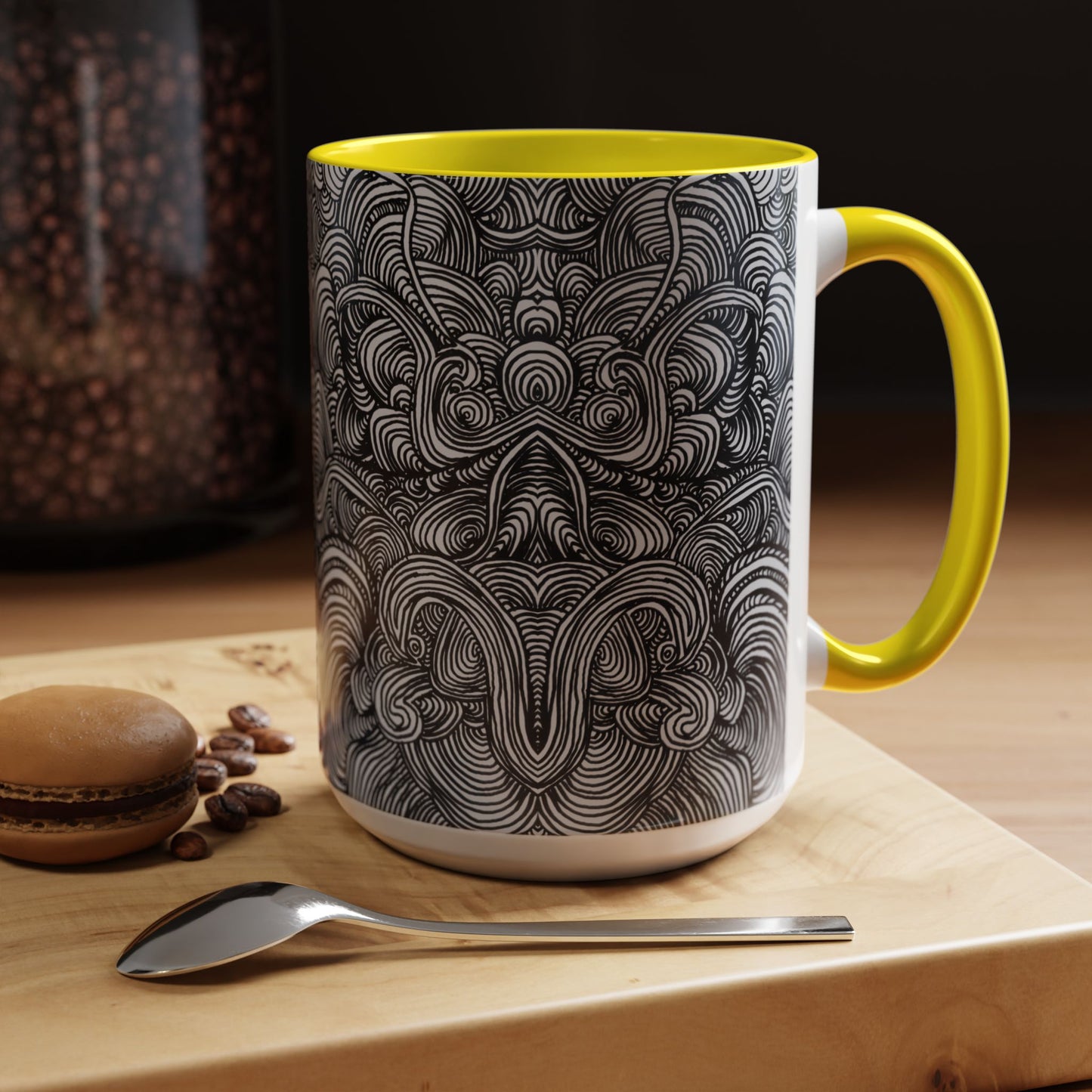 11oz/15oz Original Line Art Coffee Mug - Liquid