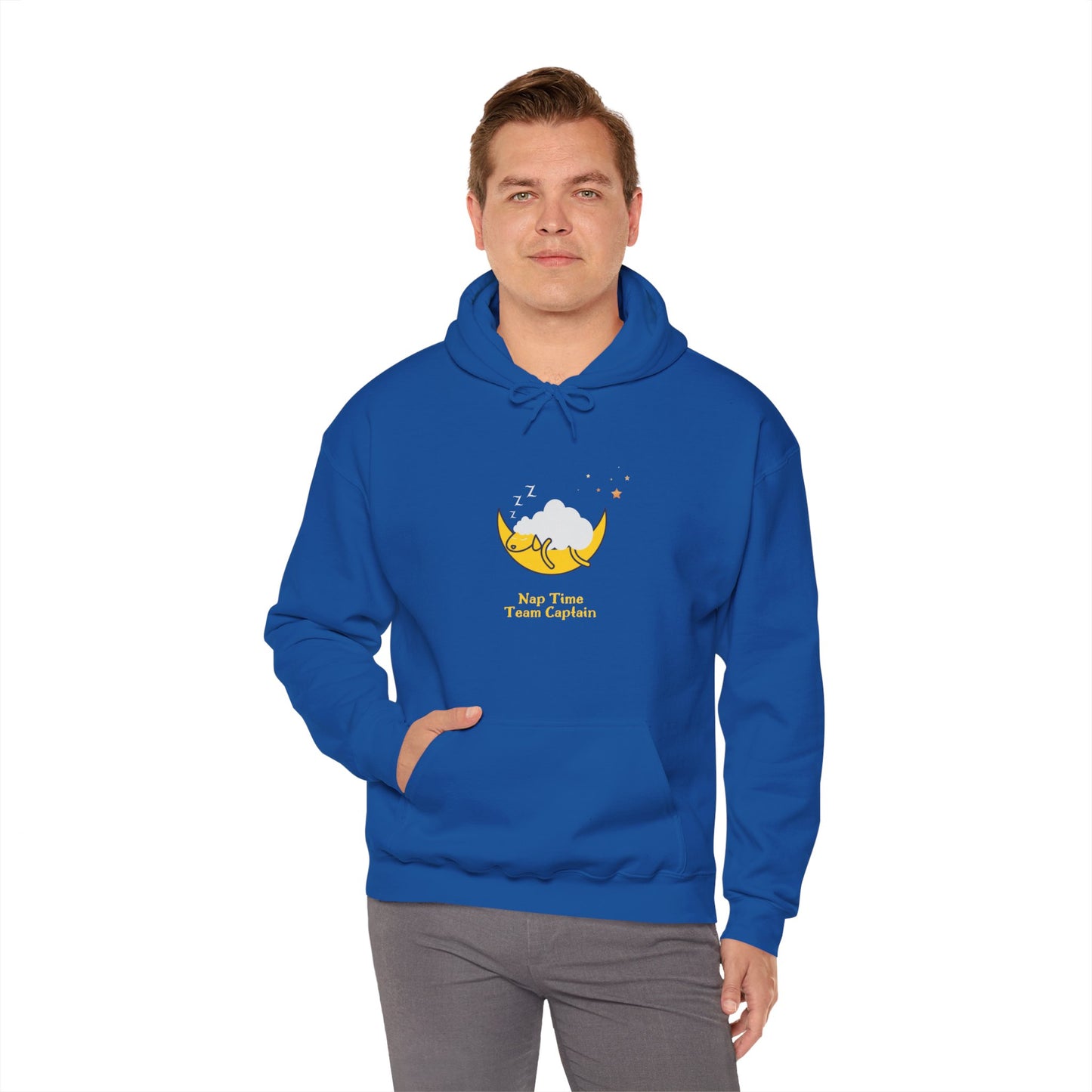 Unisex Heavy Blend™ Nap Time Team Captain Hooded Sweatshirt