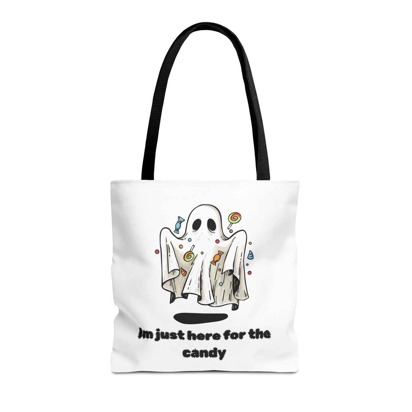 Cute Ghost Halloween Lover Spooky Season Trick or Treating Candy Bag Fall Themed Reusable Lunch Bag