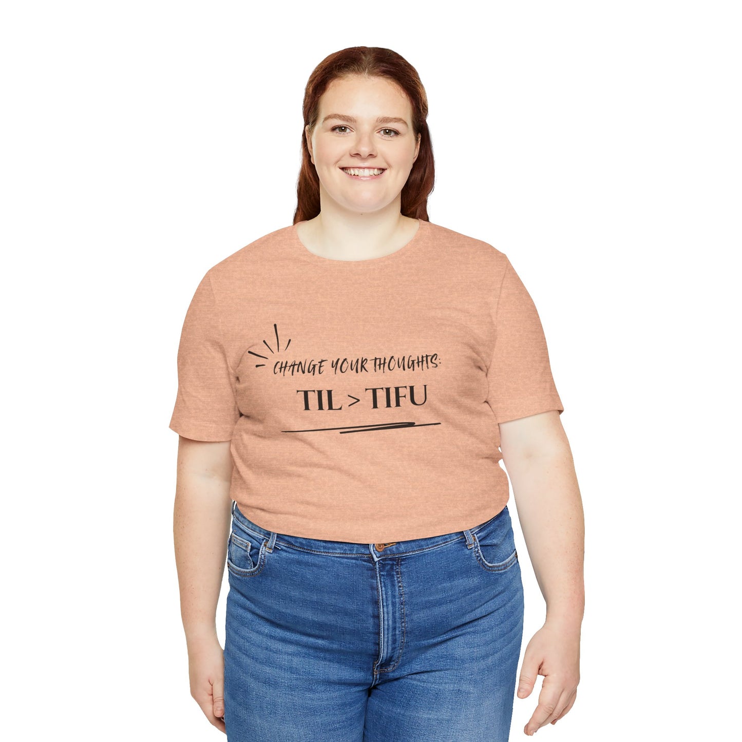 Unisex Self Love Positive Self Talk and Thoughts Mental Health Awareness and Positivity T-Shirt TIL>TIFU