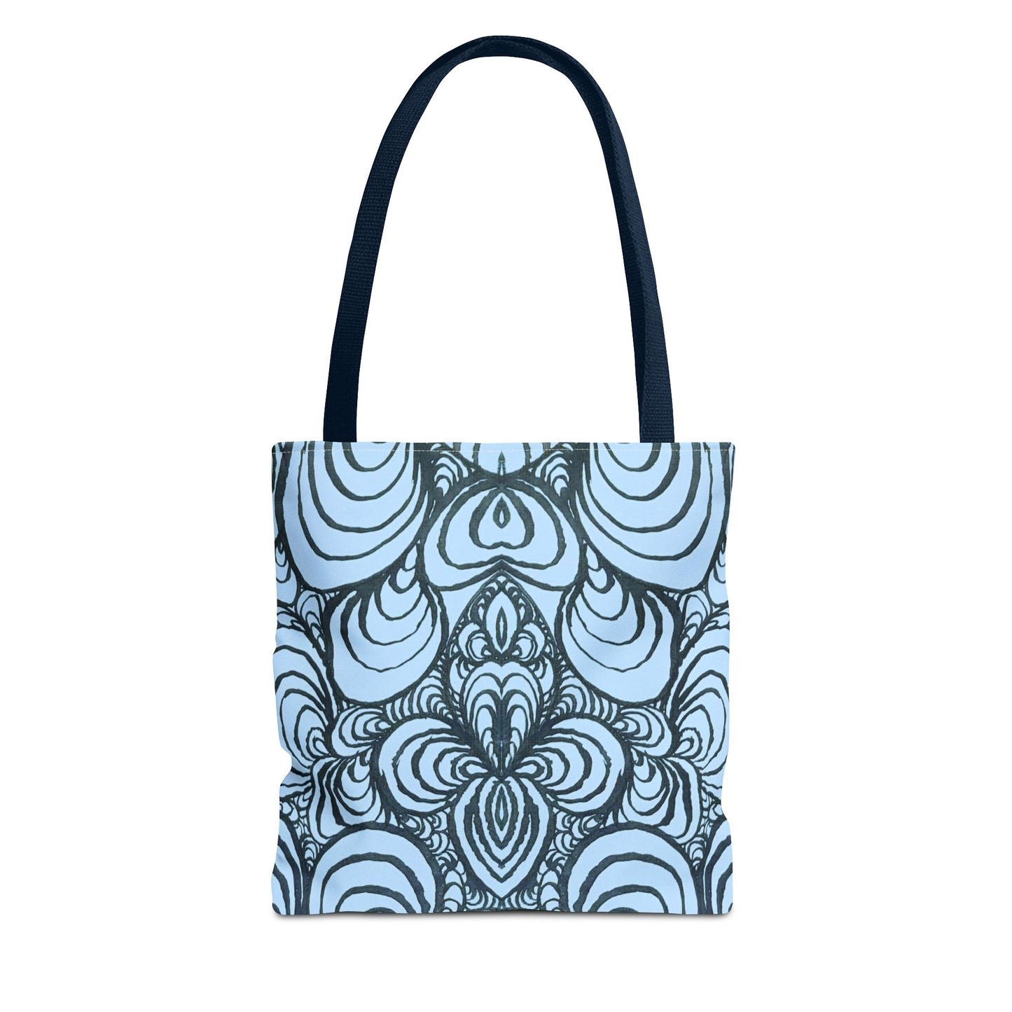 Unisex Original Line Art - All Over Print Tote Bag - Puzzle Panels 1 Color Pop Polar