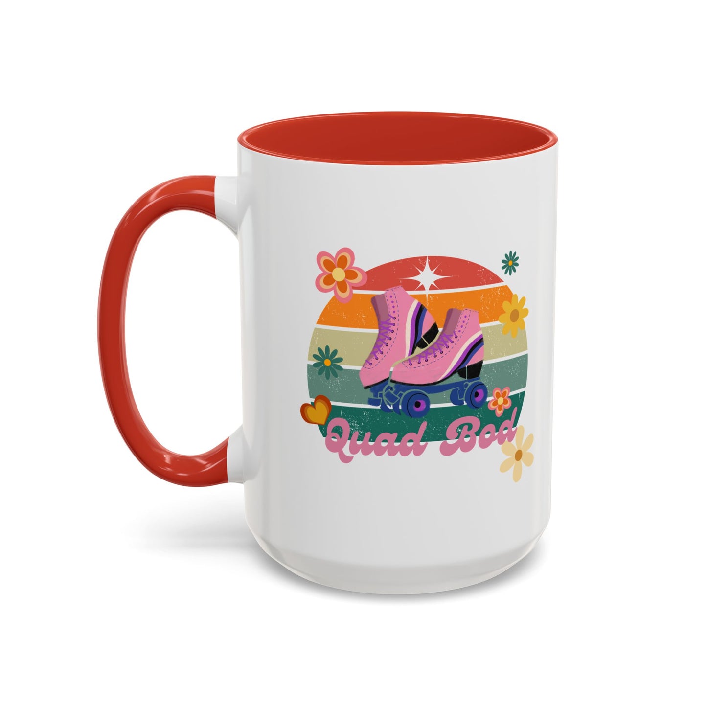 11oz/15oz Retro Vibes Roller Skate Quad Bod Coffee Mug