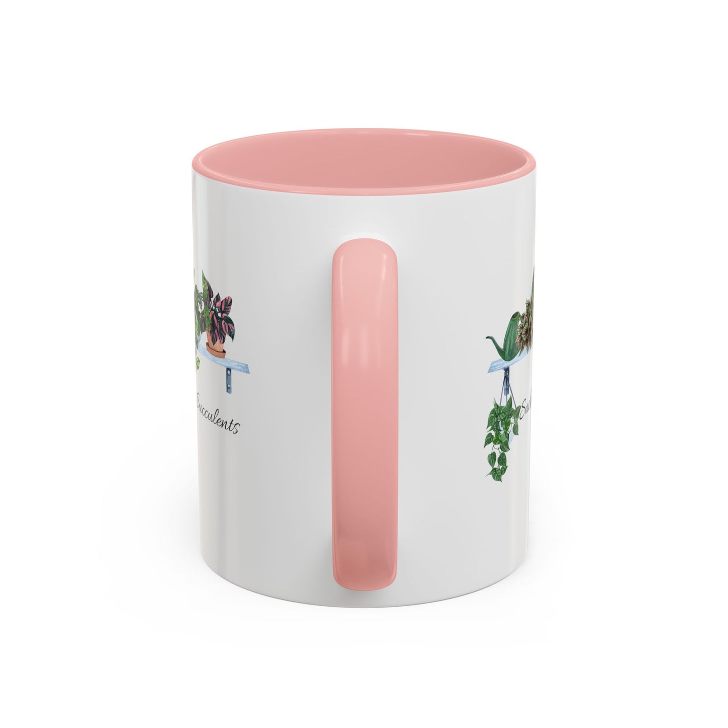 11oz/15oz Garden Themed Coffee Mug Sucker for Succulents