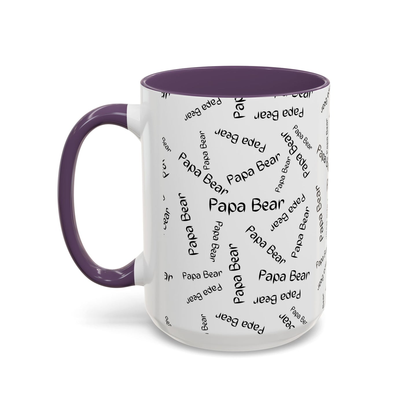 11oz/15oz Papa Bear Word Scramble Coffee Mug