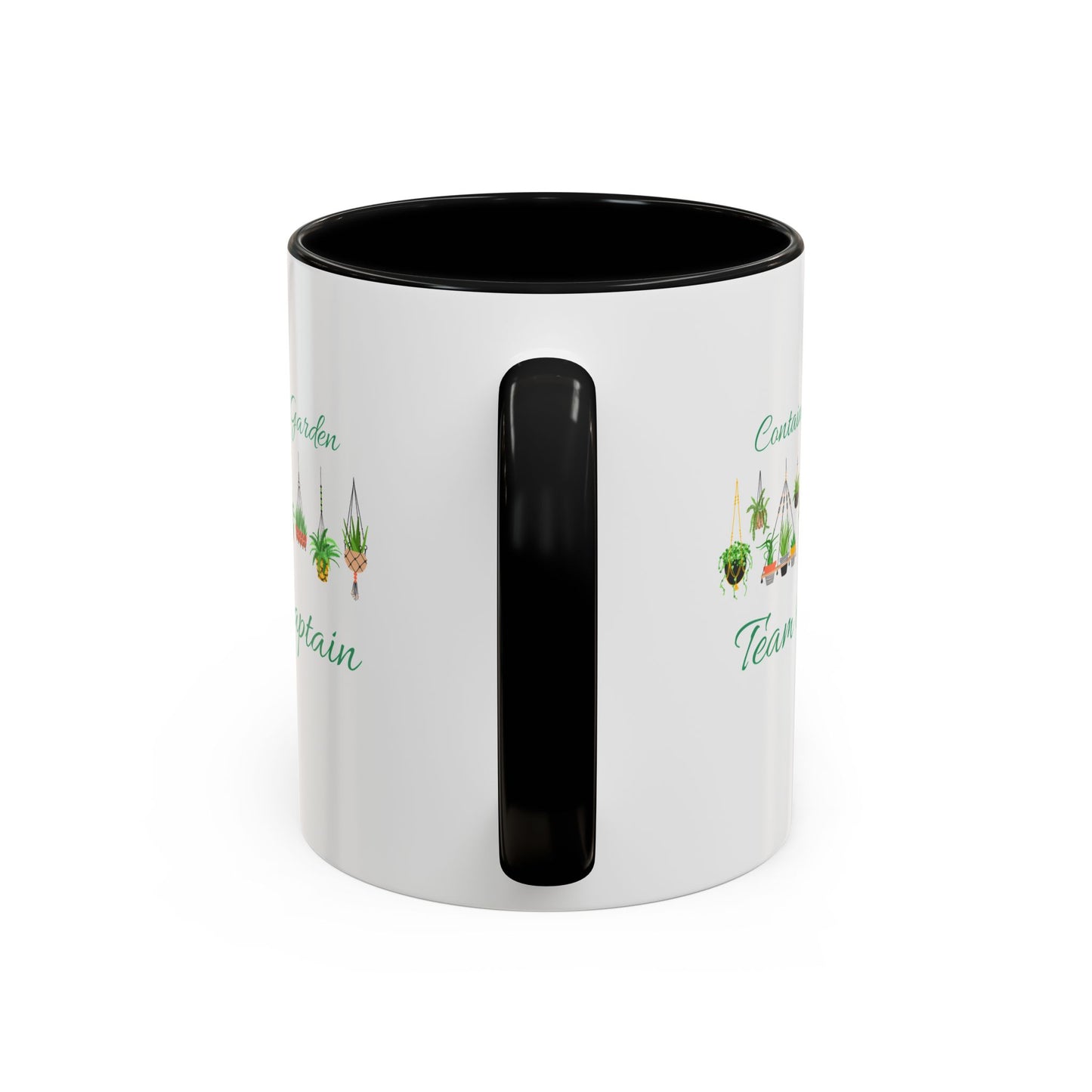 11oz Garden Themed Container Garden Team Captain Plant Parent Two Tone Coffee Mug