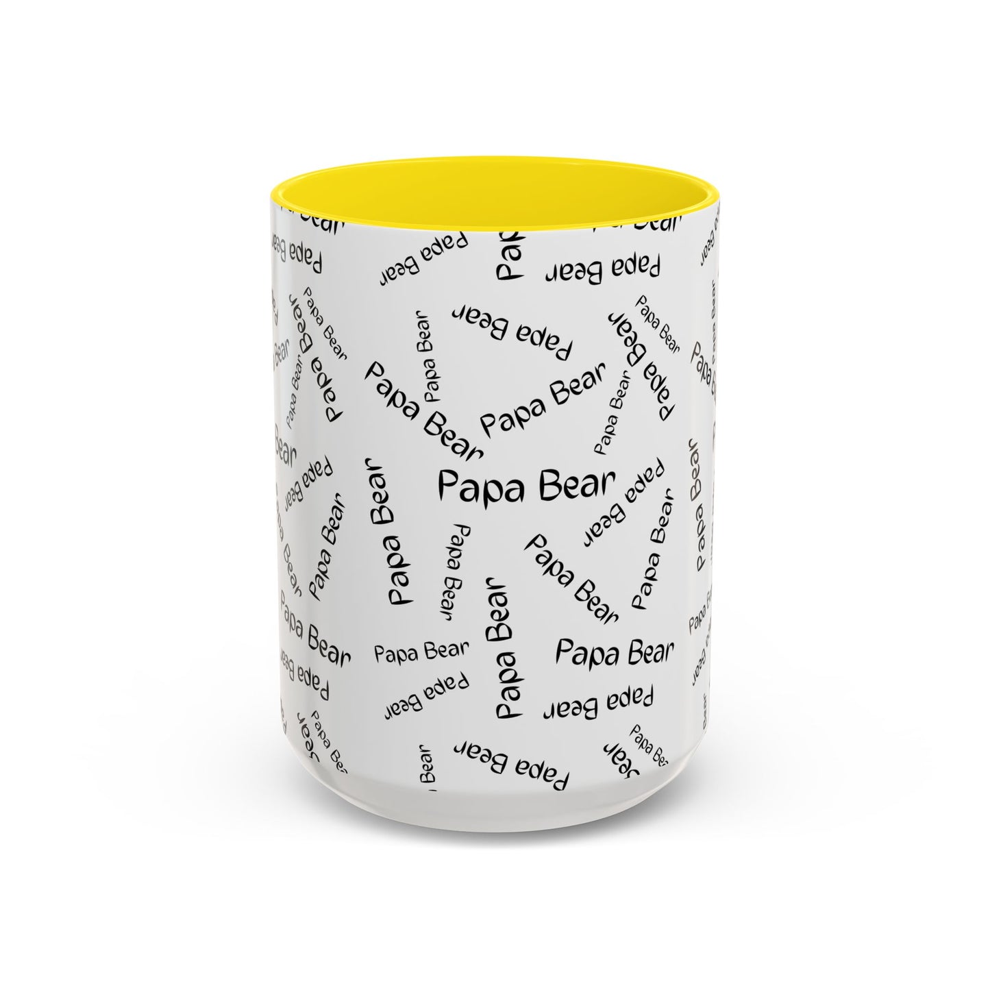 11oz/15oz Papa Bear Word Scramble Coffee Mug