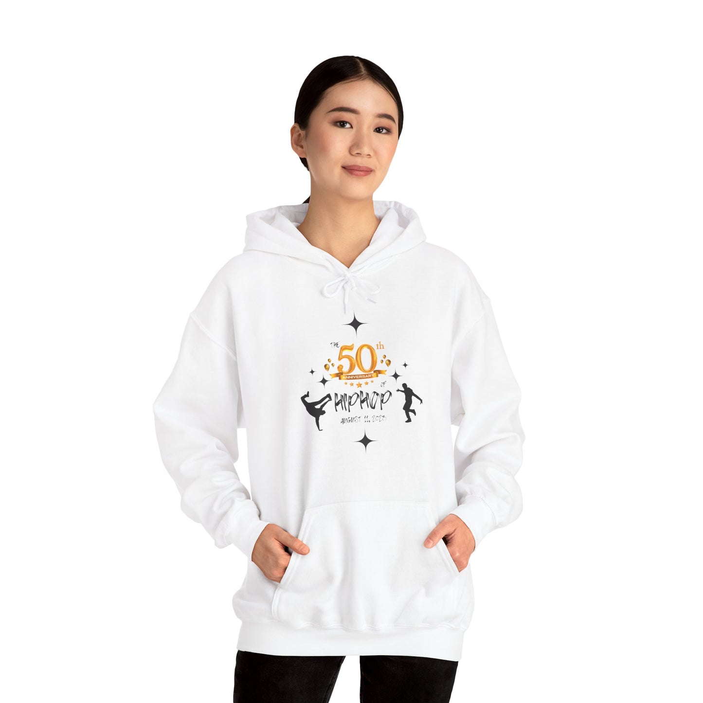 Unisex Heavy Blend™ 50th Anniversary of HipHop August 11, 2023 Commemorate 50 Years Hooded Sweatshirt