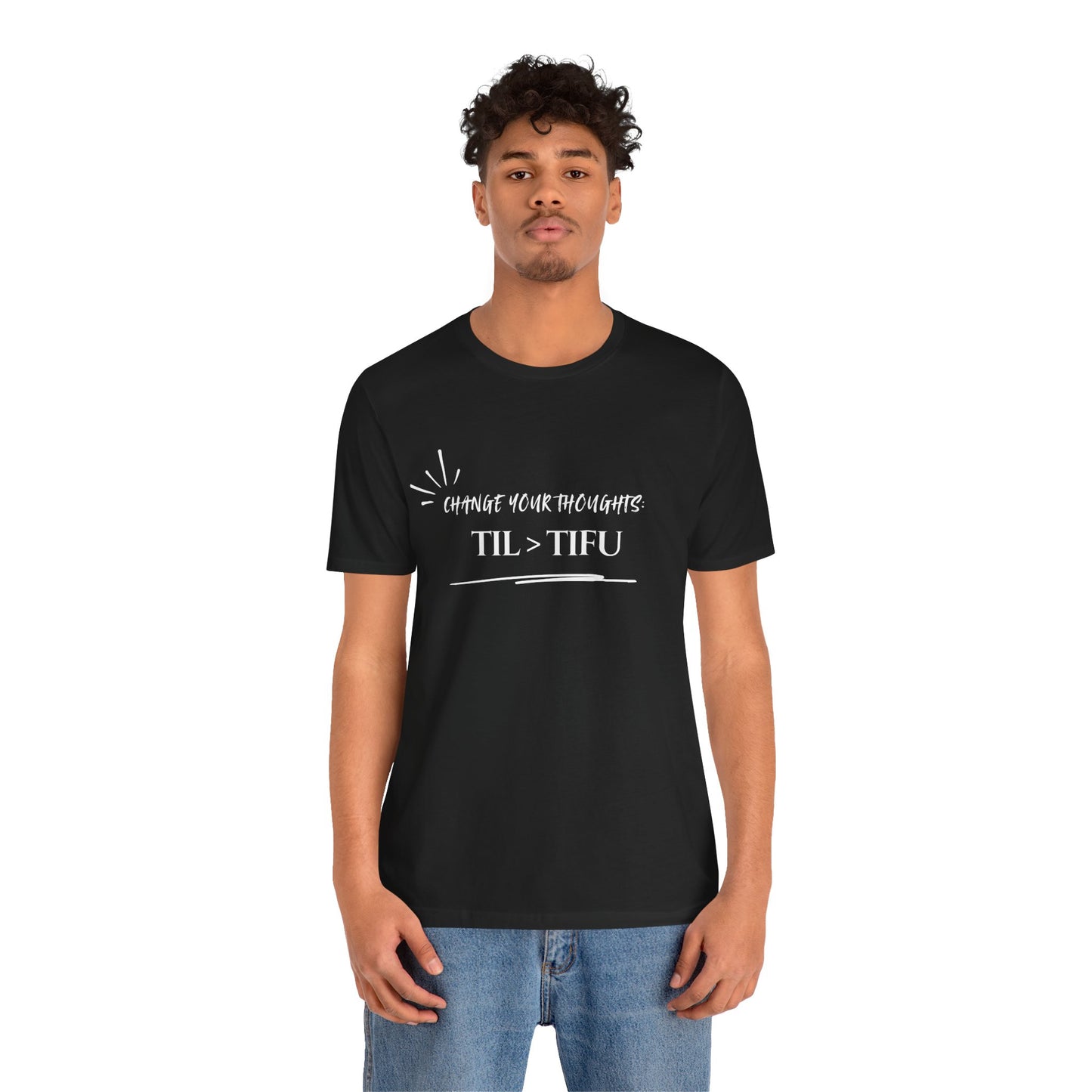 Unisex Self Love Positive Self Talk and Thoughts Mental Health Awareness and Positivity T-Shirt TIL>TIFU