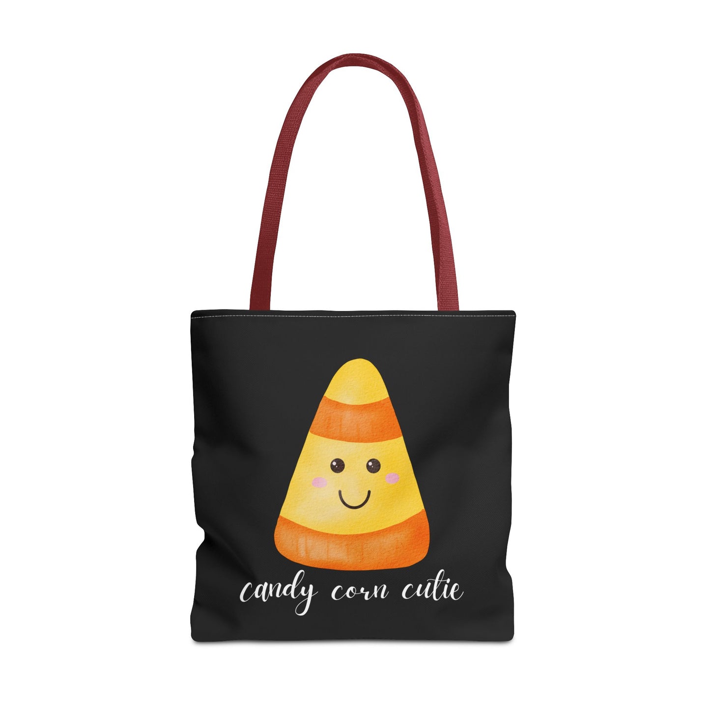 Cute Candy Corn Halloween Tote Bag Spooky Season Tote Trick or Treating Candy Bag Fall Themed Reusable Lunch Tote