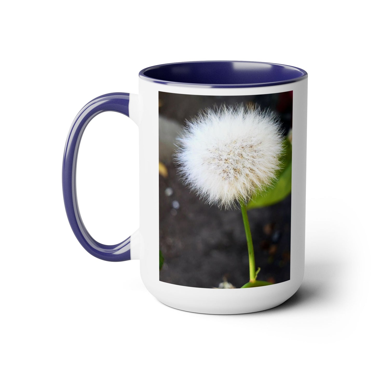 15oz Garden Themed Dandelion Flower Coffee Mug