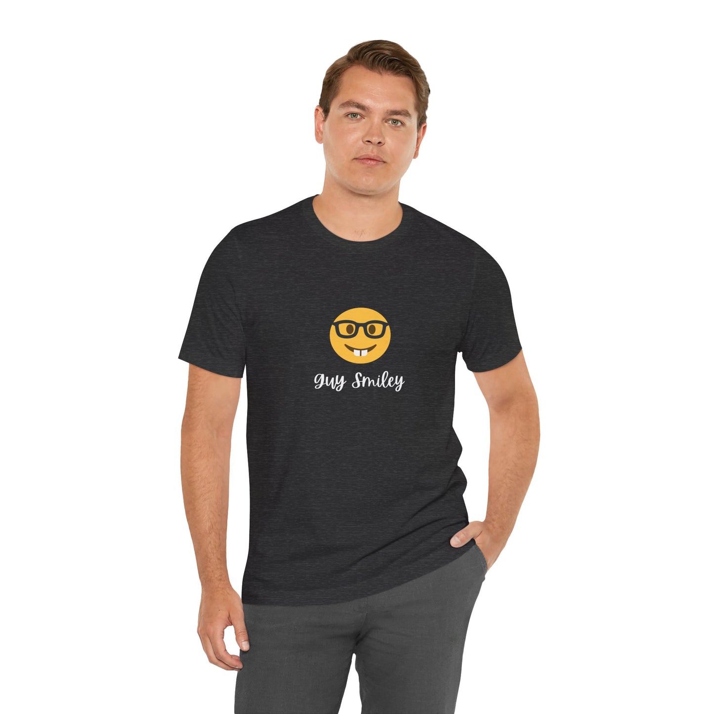 Unisex Jersey Short Sleeve Guy Smiley T-Shirt