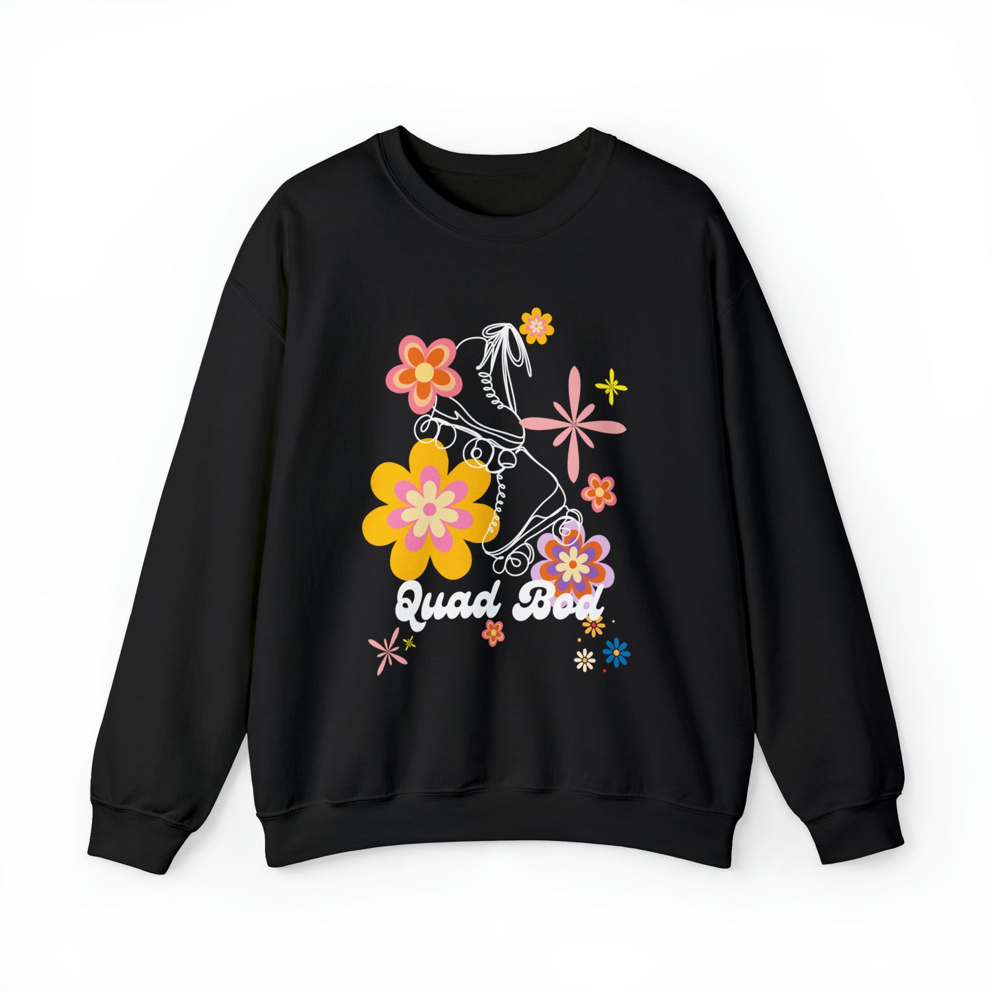 Unisex Quad Bod Retro Vibes Rollerskater Sweatshirt