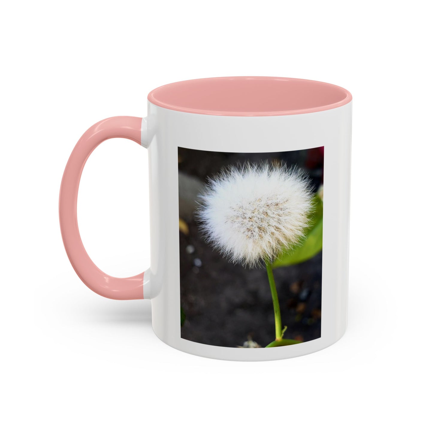 11oz. Garden Themed Dandelion Two Tone Coffee Mug