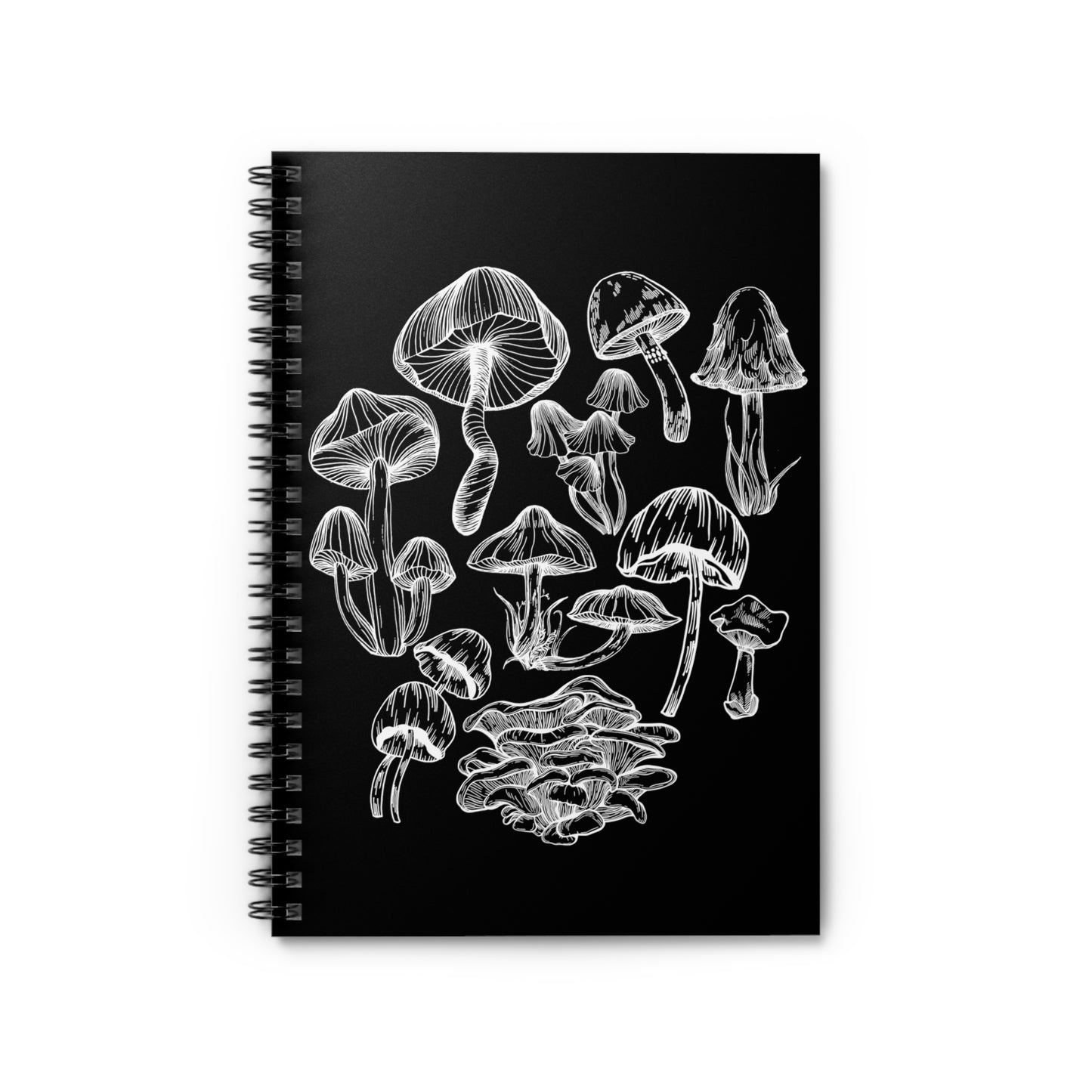 Mushroom Lover Fungi Print Toadstool Spiral Notebook