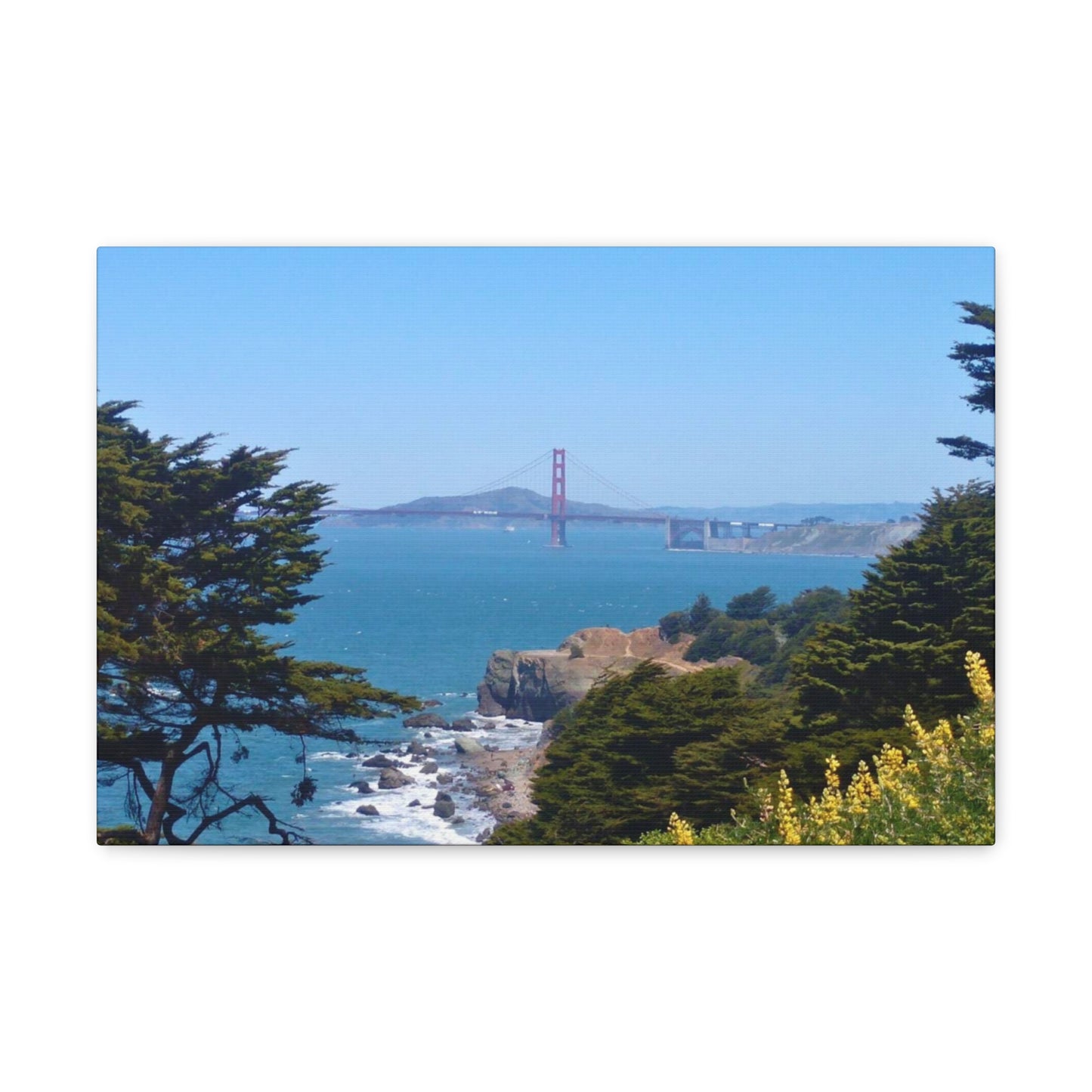 Canvas Gallery Wrap - Camino Del Mar - Fort Miley Lookout - San Francisco