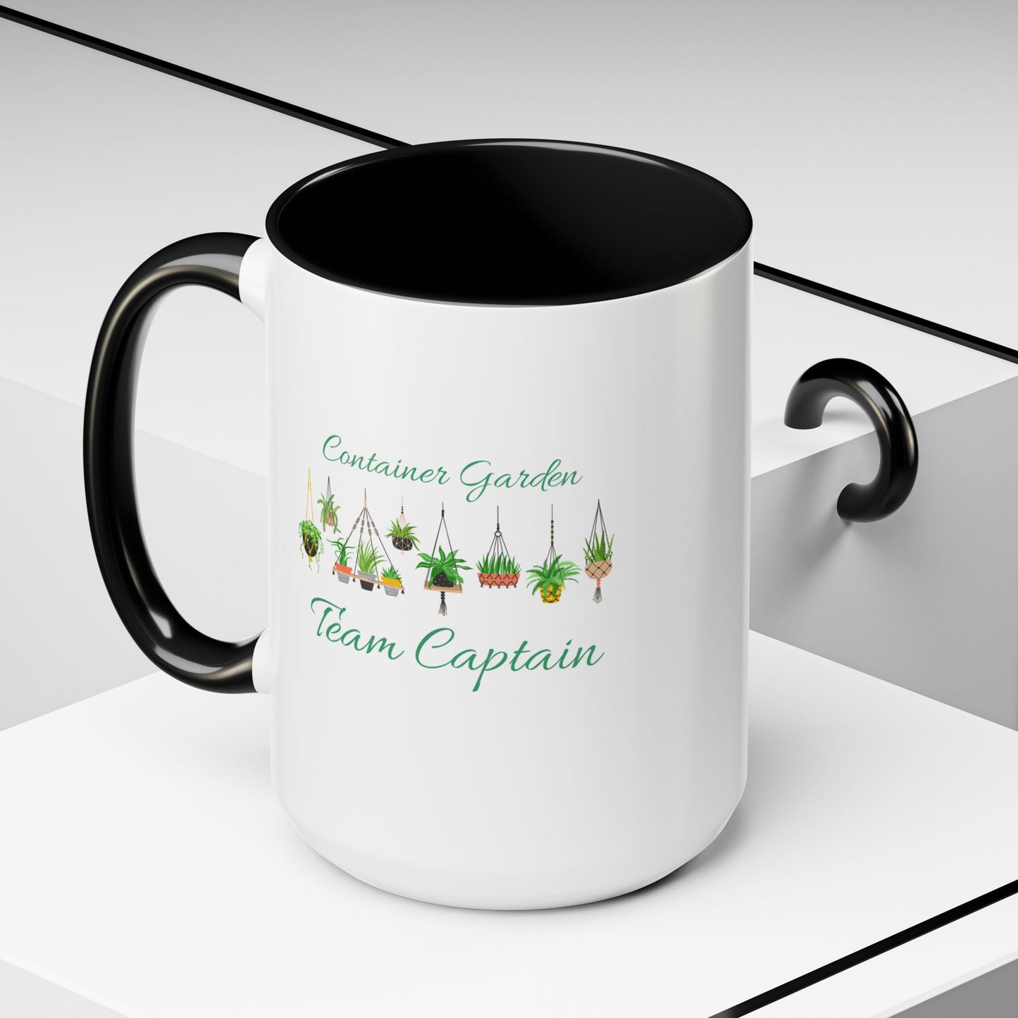 11oz/15oz Garden Themed Container Garden Team Captain Plant Parent Coffee Mug