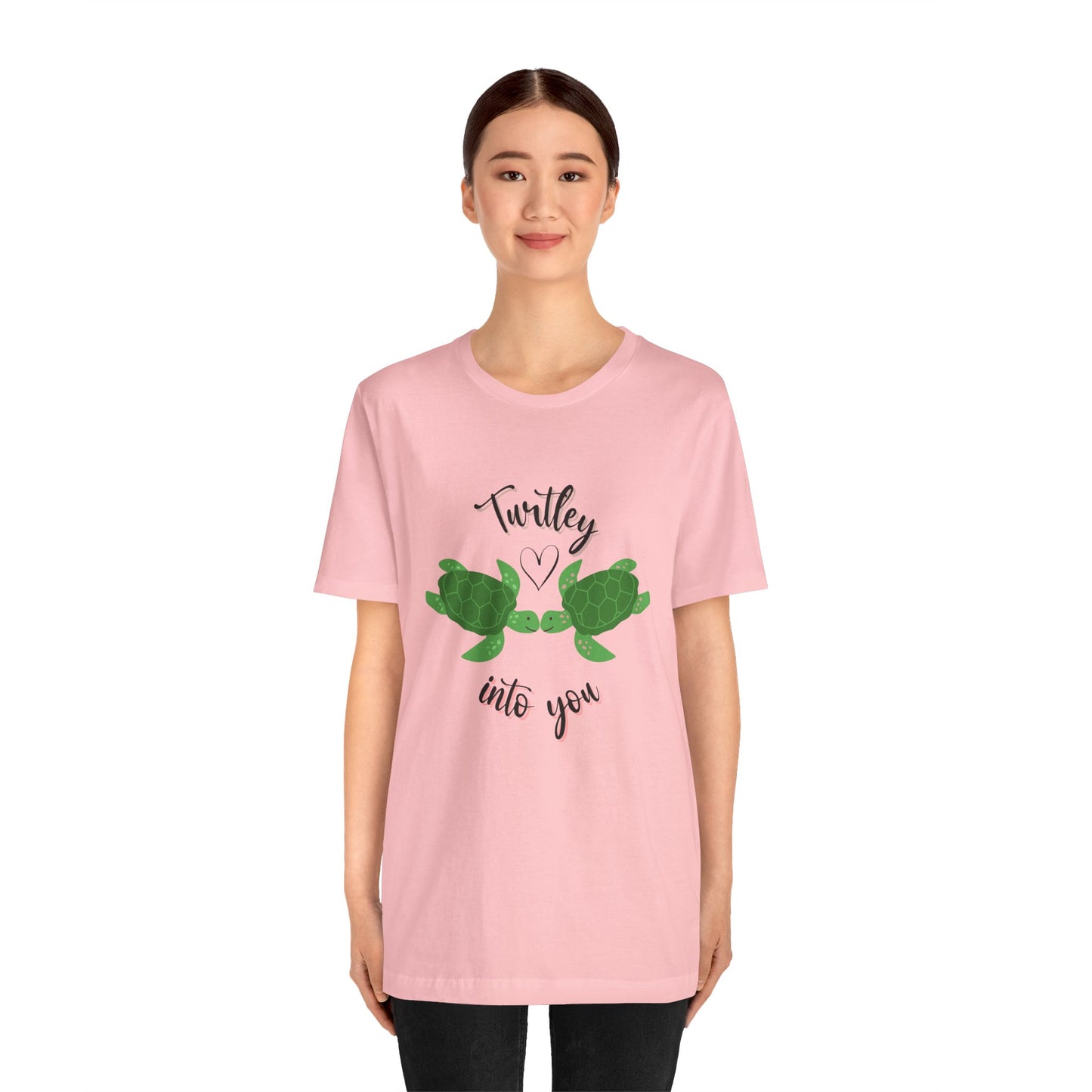 Unisex Cute Turtle Lover Turtley Into You T-Shirt