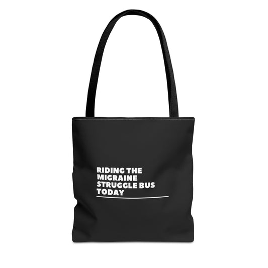 Unisex Migraine Day Invisible Illness Warrior Tote Bag