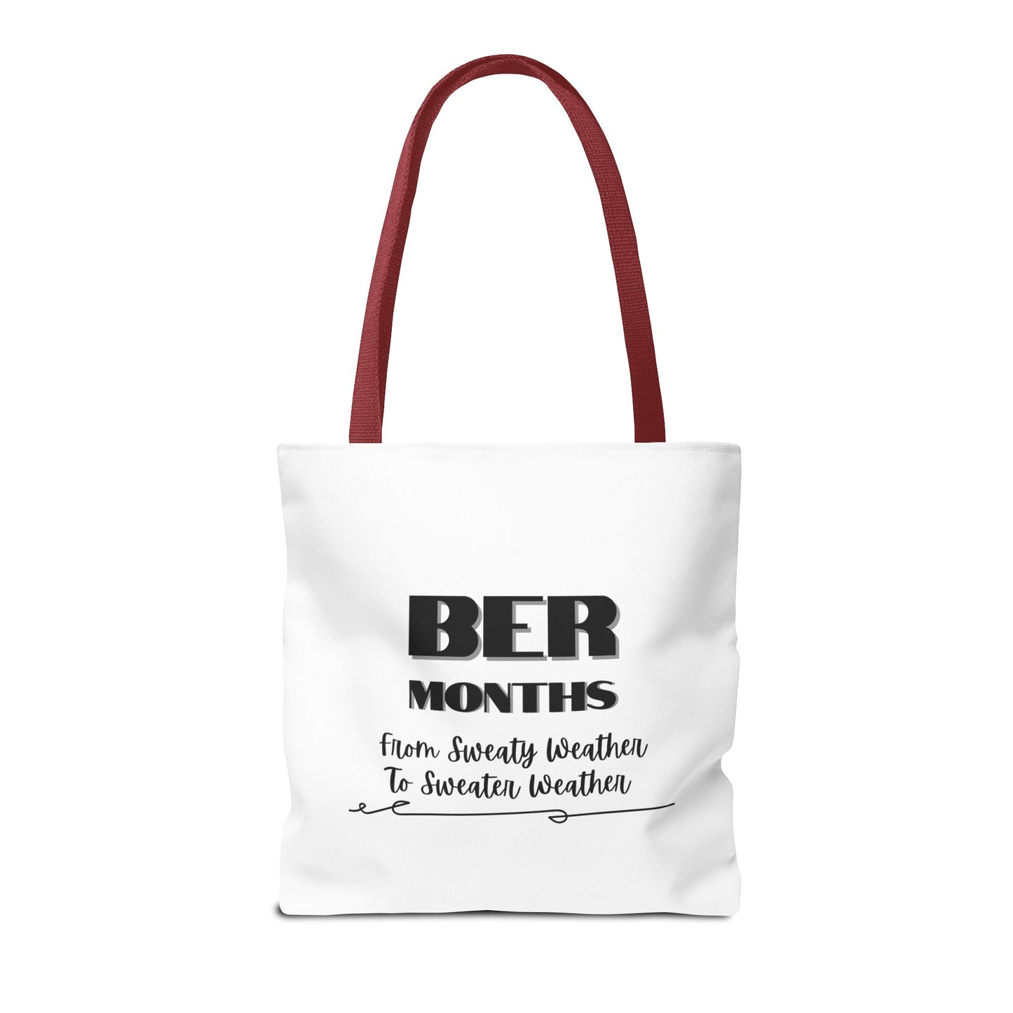 Unisex BER Months Tote Bag Autumn Fall September October November December Tote Bag Favorite Months Tote Bag