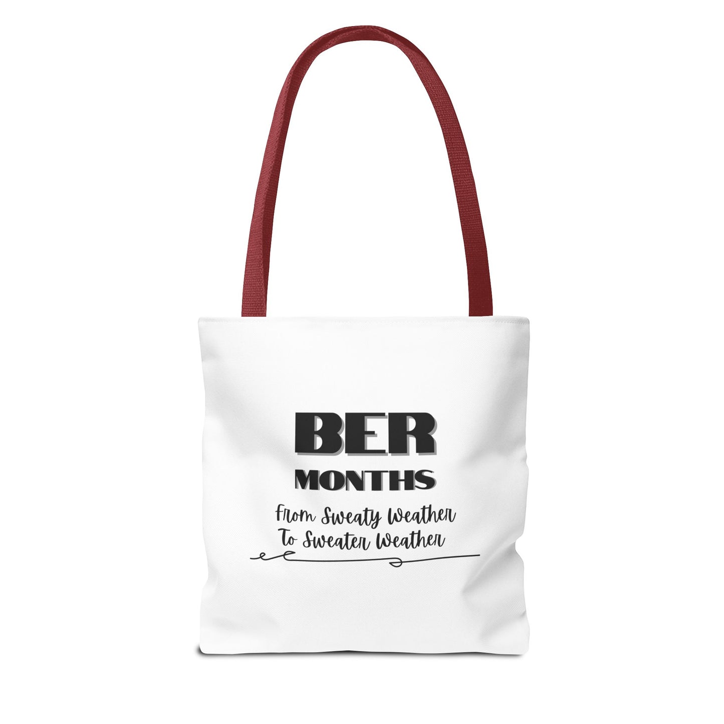 Unisex BER Months Tote Bag Autumn Fall September October November December Tote Bag Favorite Months Tote Bag