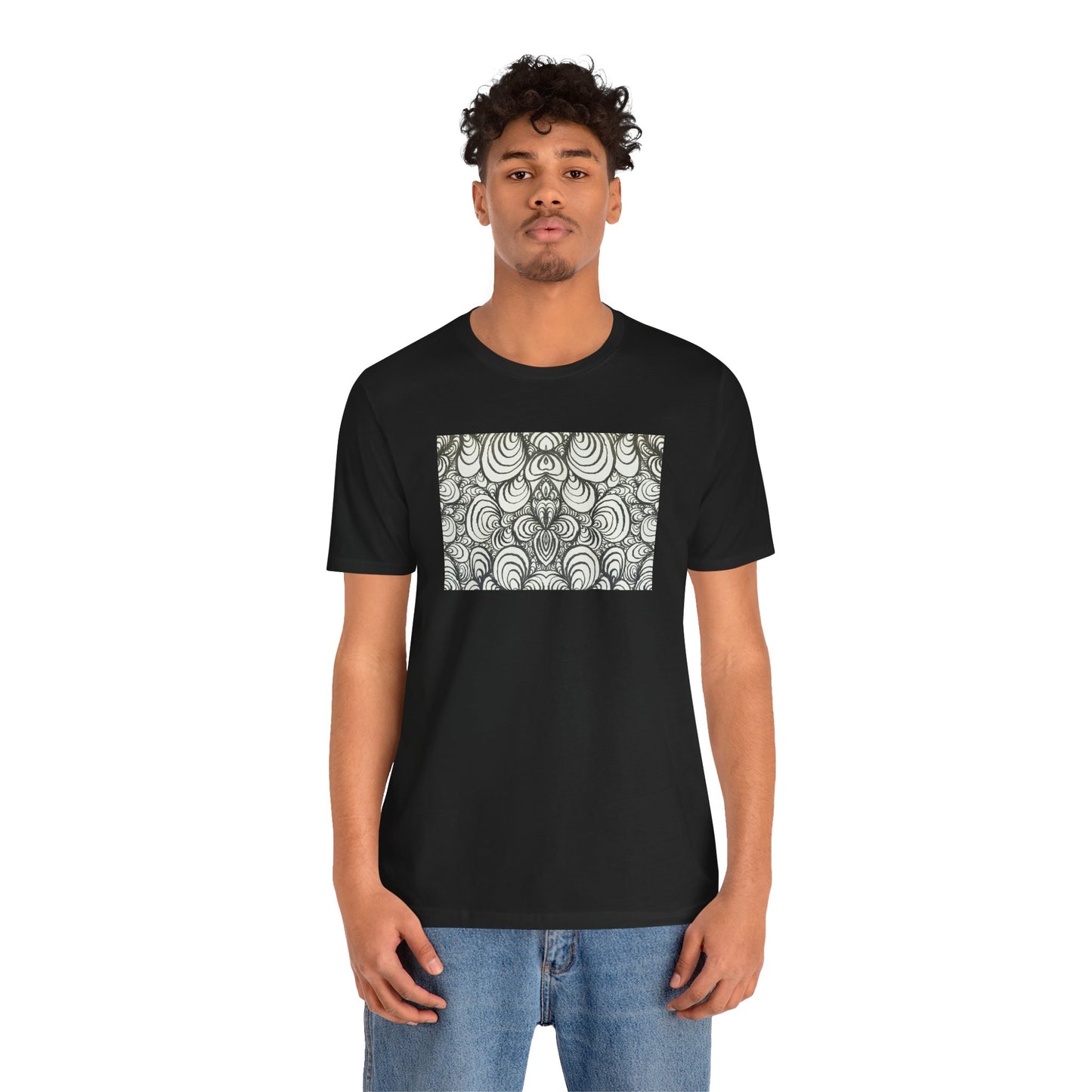 Unisex Original Line Art T-Shirt - Puzzle Panels 1