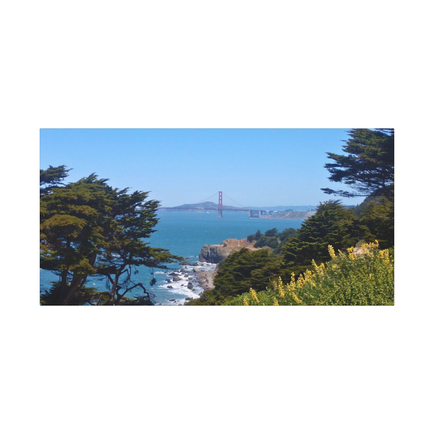 Canvas Gallery Wrap - Camino Del Mar - Fort Miley Lookout - San Francisco