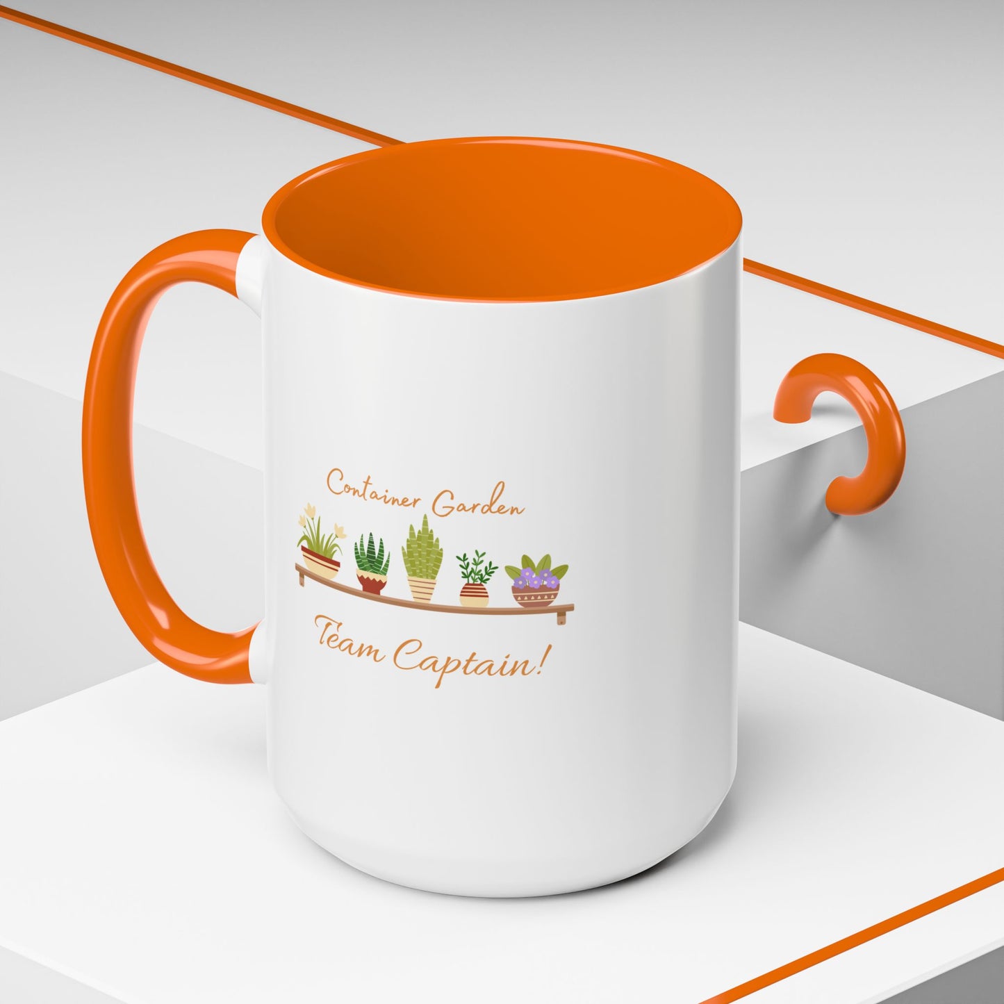 11oz/15oz Garden Themed Container Garden Team Captain Plant Parent Coffee Mug