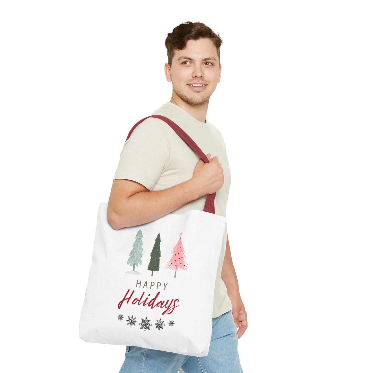 Unisex Happy Holidays Seasons Greetings Fall Tote Bag