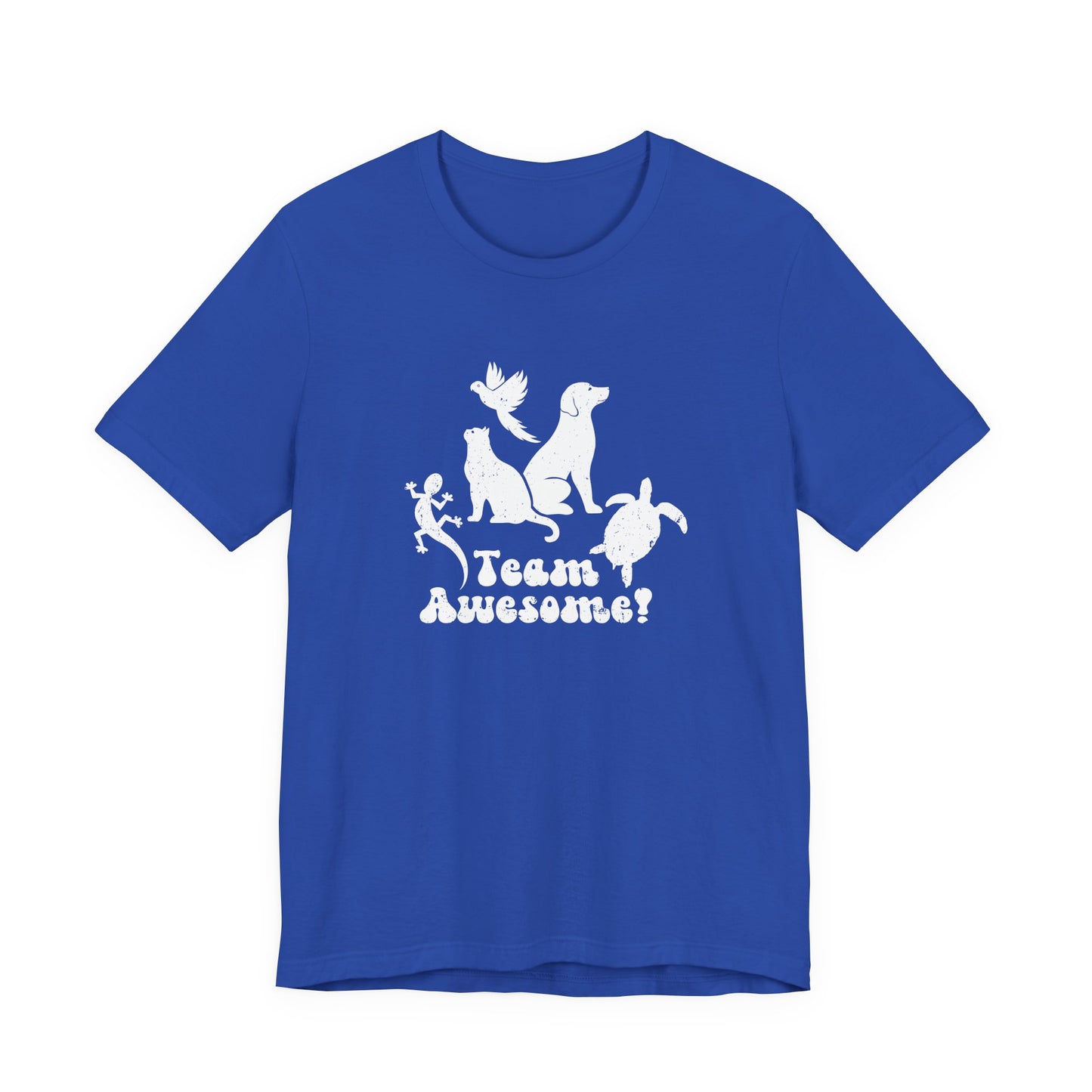 Unisex Animal Lover Lizard Cat Bird Dog Turtle Team Awesome T-Shirt