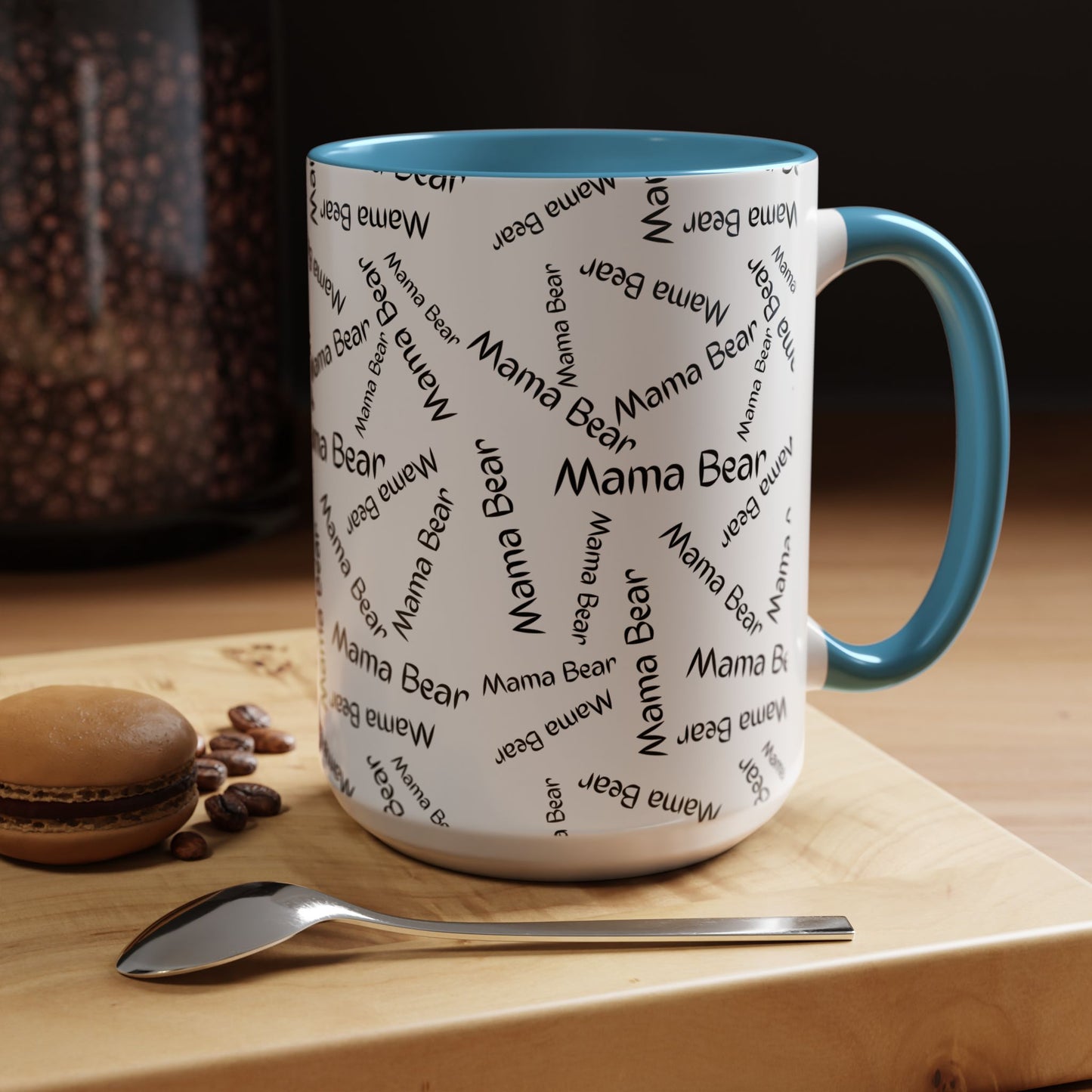 11oz /15oz Mama Bear Word Scramble Coffee Mug