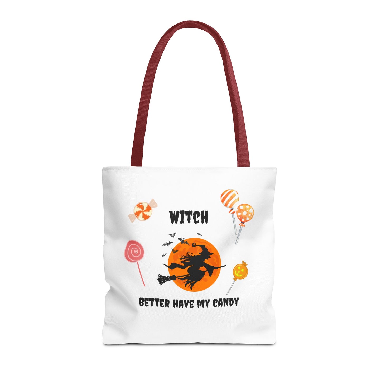 Halloween Tote Bag Spooky Season Trick or Treating Candy Bag Fall Themed Reusable Lunch Tote