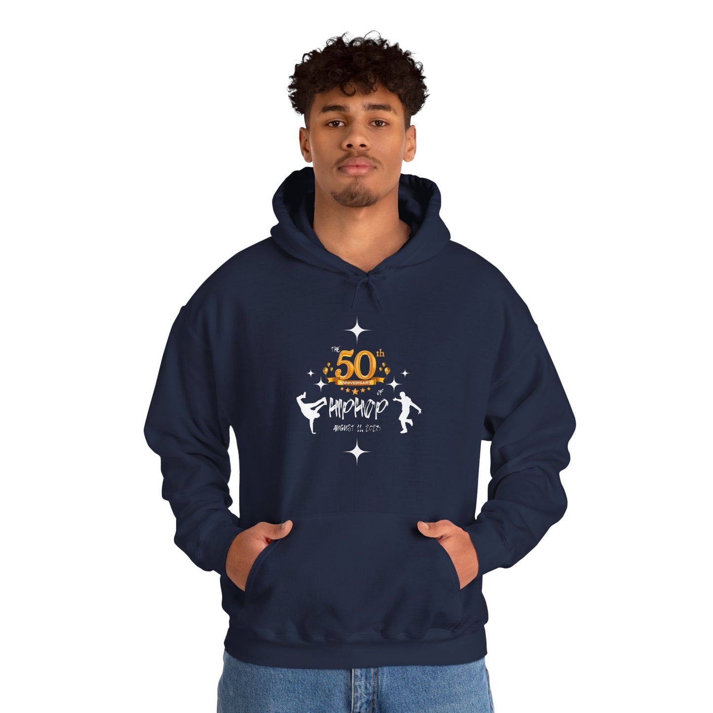 Unisex Heavy Blend™ 50th Anniversary of HipHop August 11, 2023 Commemorate 50 Years Hooded Sweatshirt