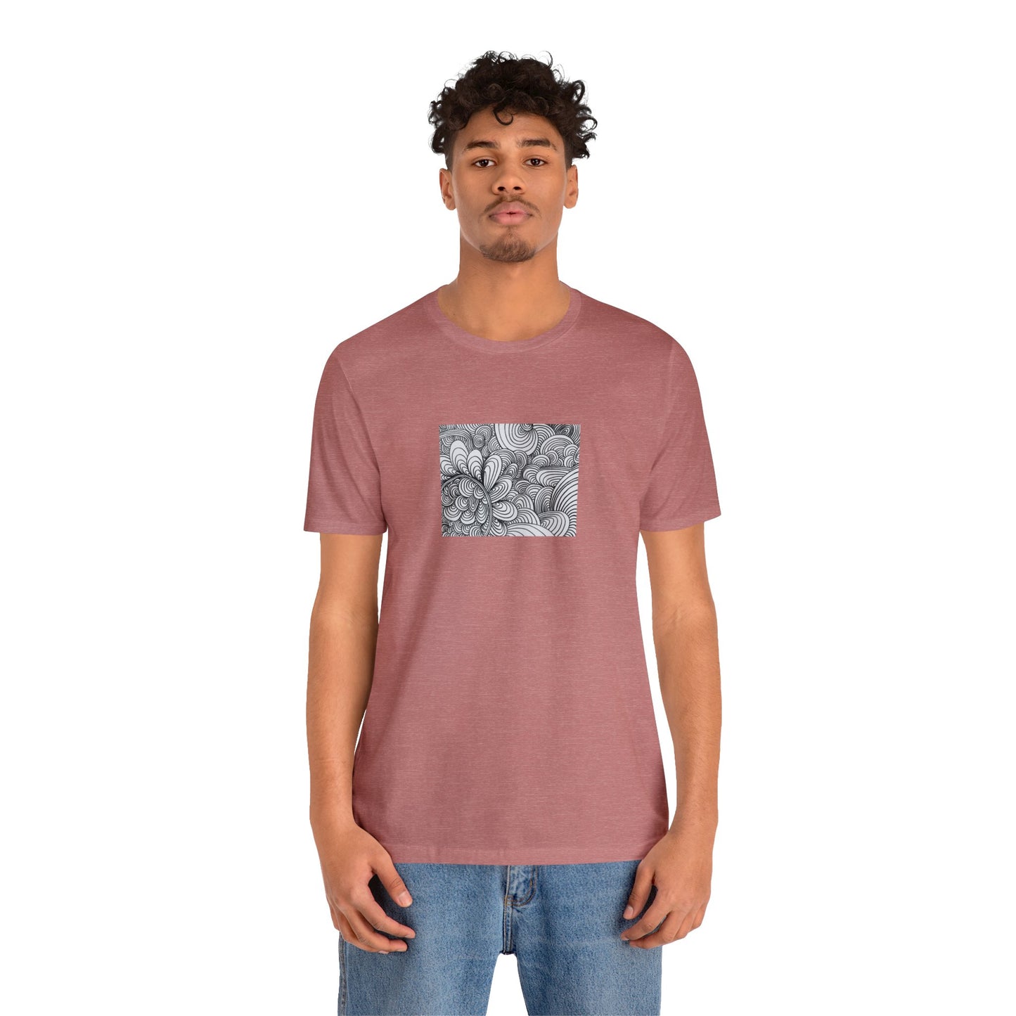 Unisex Original Art T-Shirt - Apricots Noir