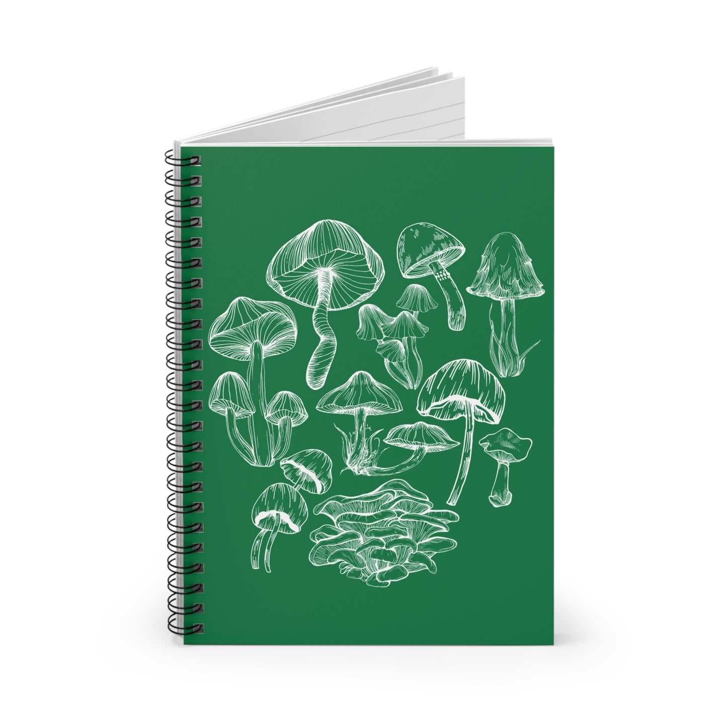 Mushroom Lover Fungi Print Toadstool Spiral Notebook