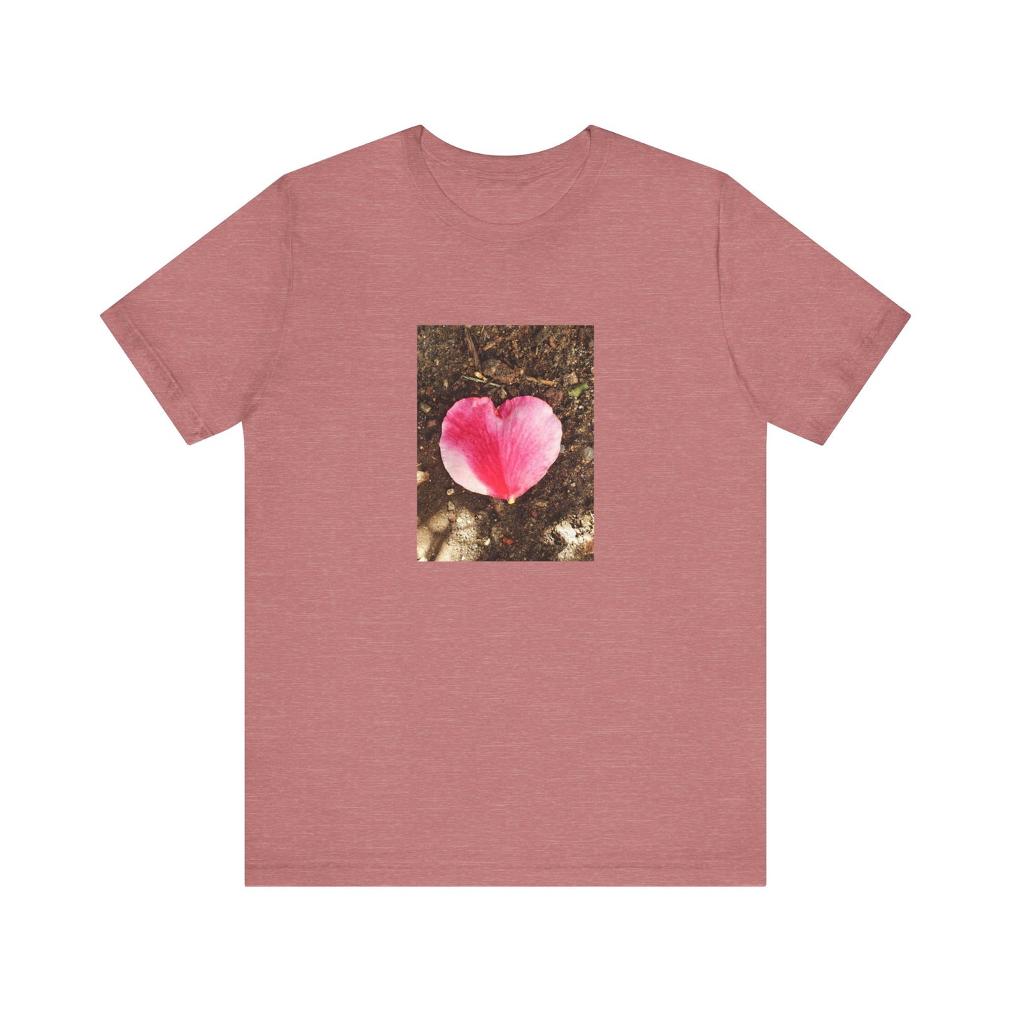 Unisex Jersey Short Sleeve Double Delight Rose Petal T-Shirt