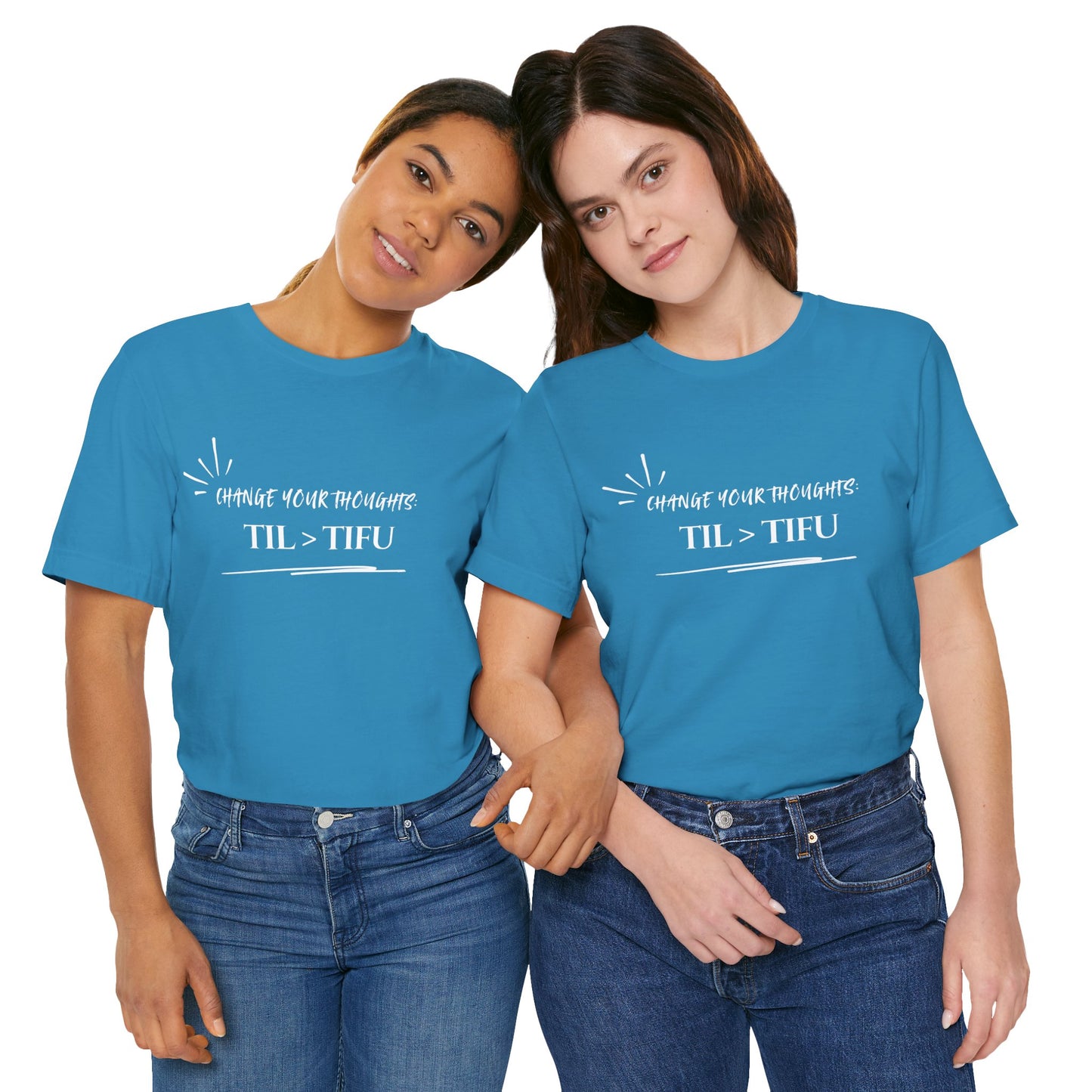Unisex Self Love Positive Self Talk and Thoughts Mental Health Awareness and Positivity T-Shirt TIL>TIFU