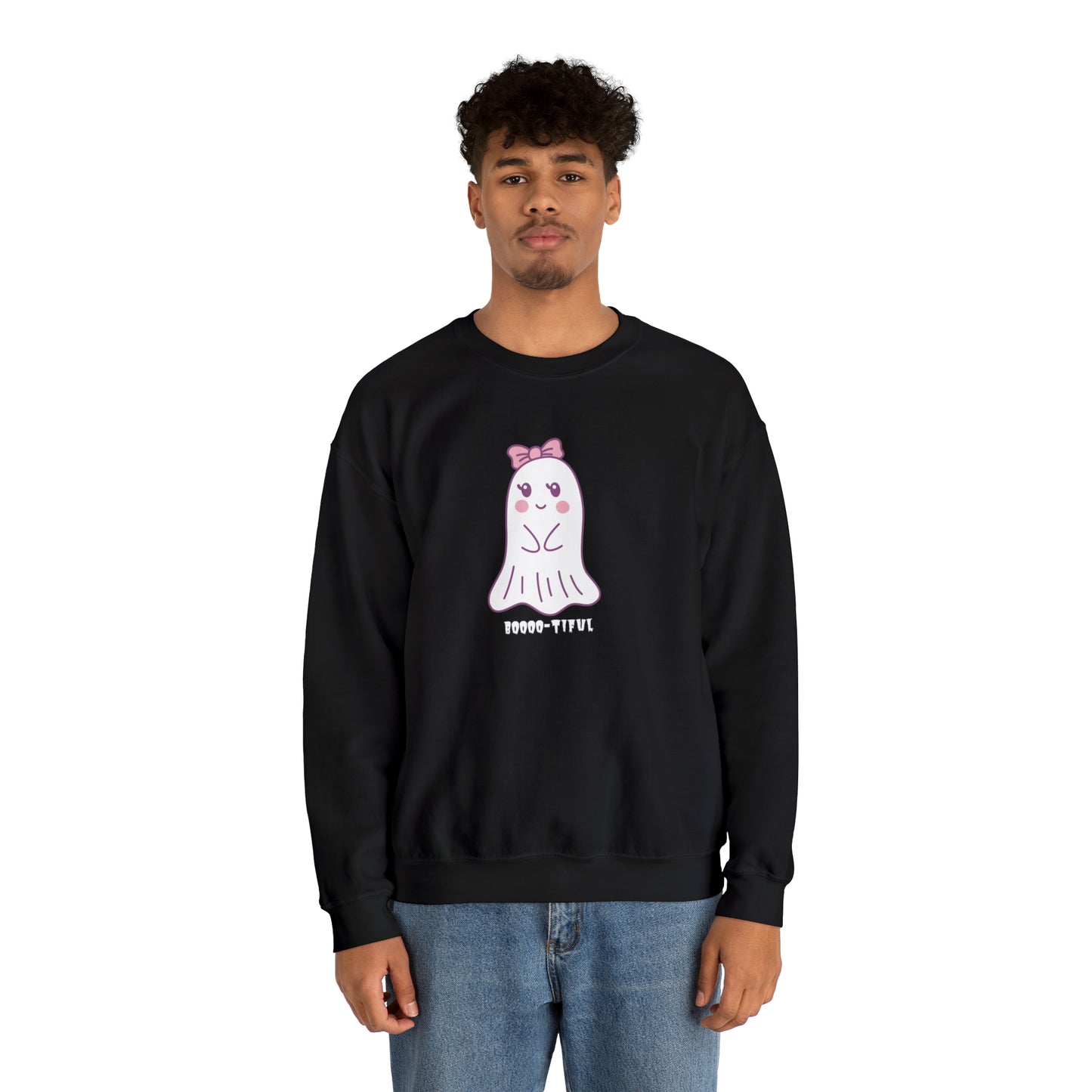 Unisex Cute Ghost Boooo-Tiful Fall Sweatshirt