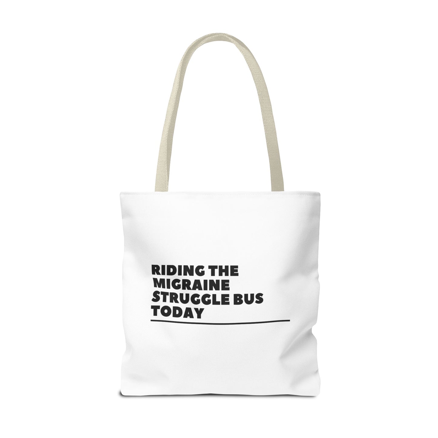 Unisex Migraine Day Invisible Illness Warrior Tote Bag