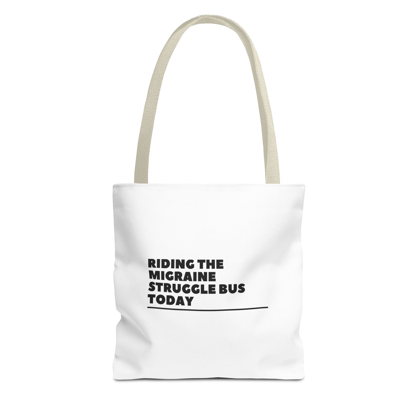 Unisex Migraine Day Invisible Illness Warrior Tote Bag