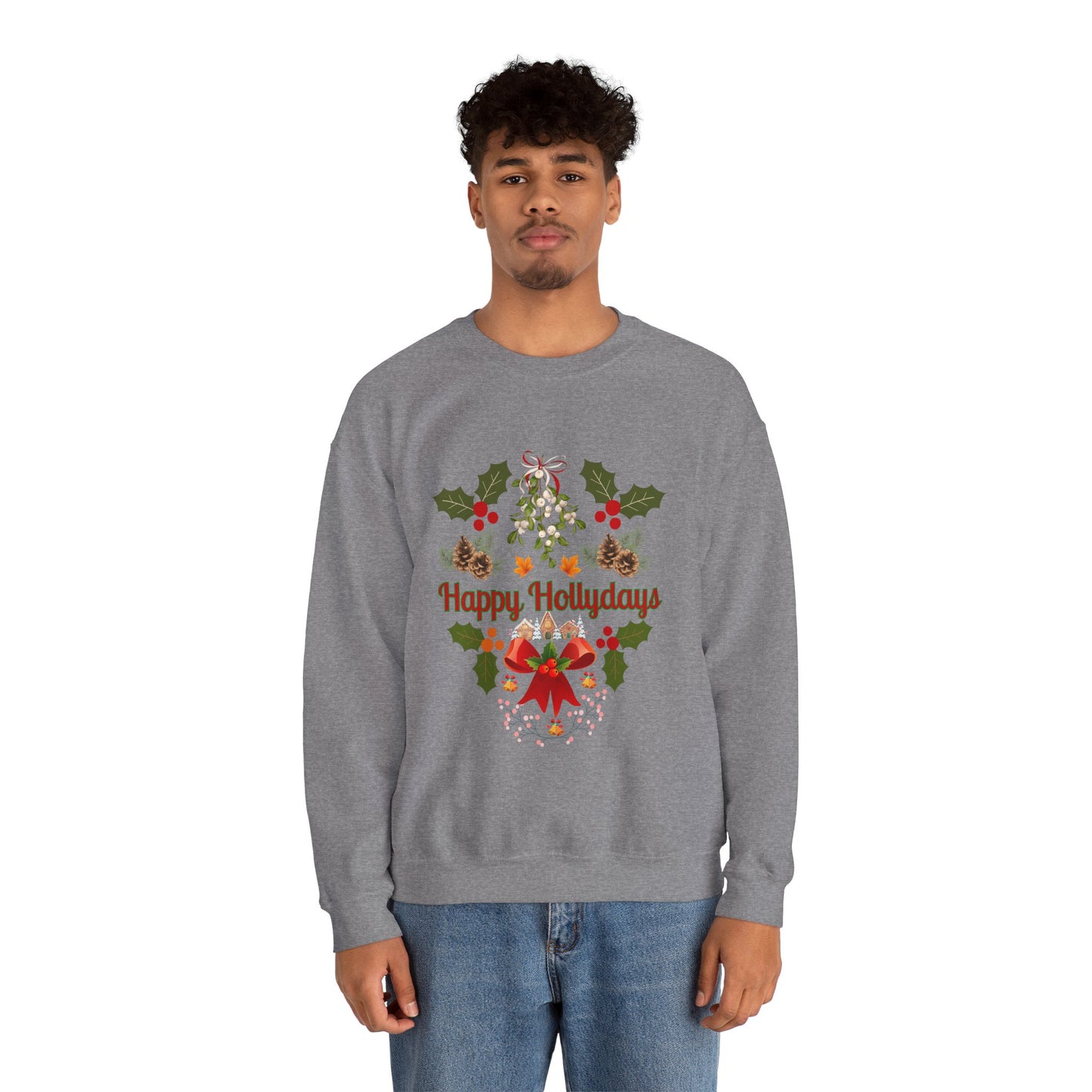 Unisex Ugly Sweater Contest Happy Hollydays Sweatshirt